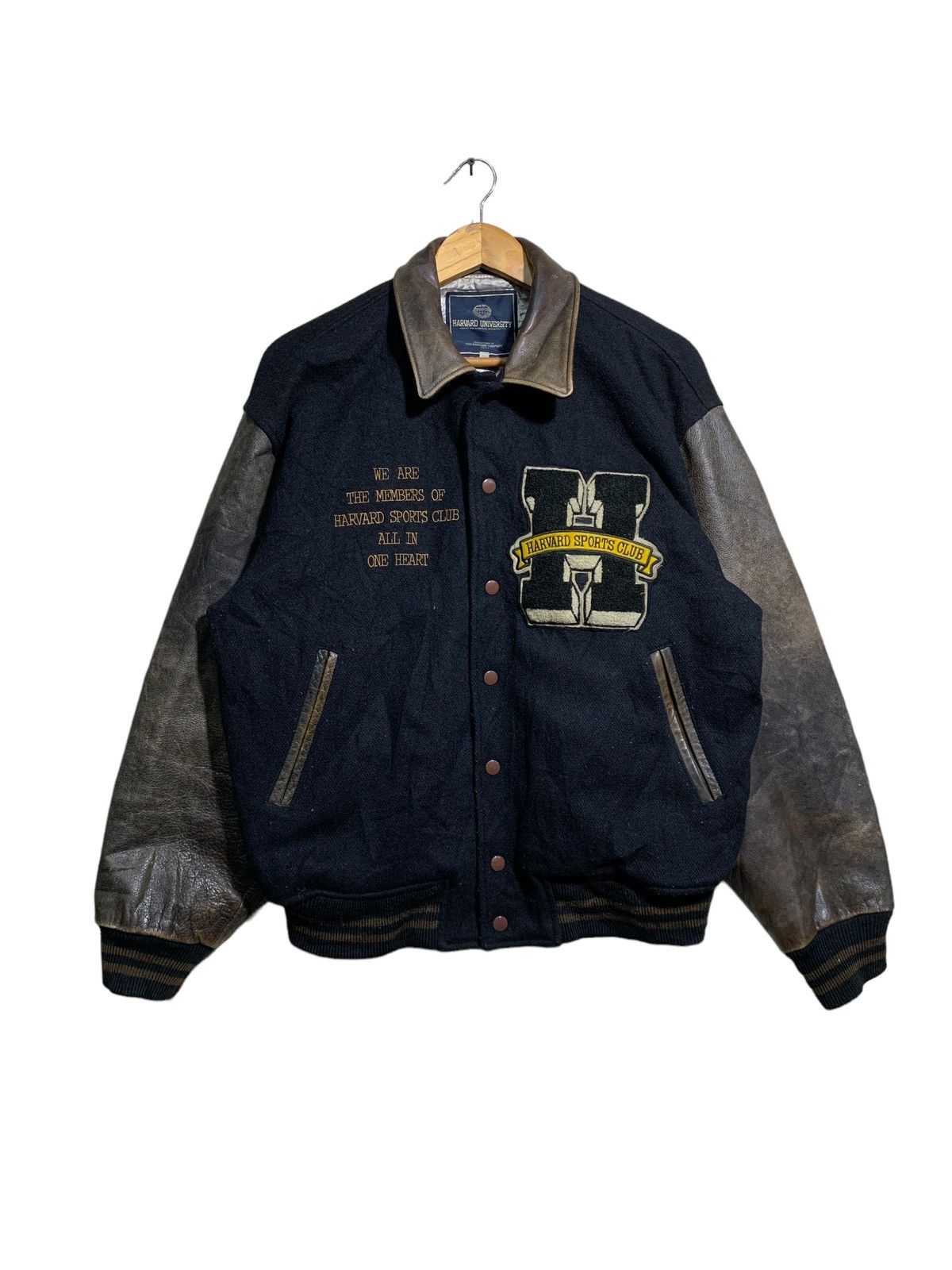 Vintage 🔥VTG HARVARD VARSITY JACKETS Size US L / EU 52-54 / 3 - 1 Thumbnail