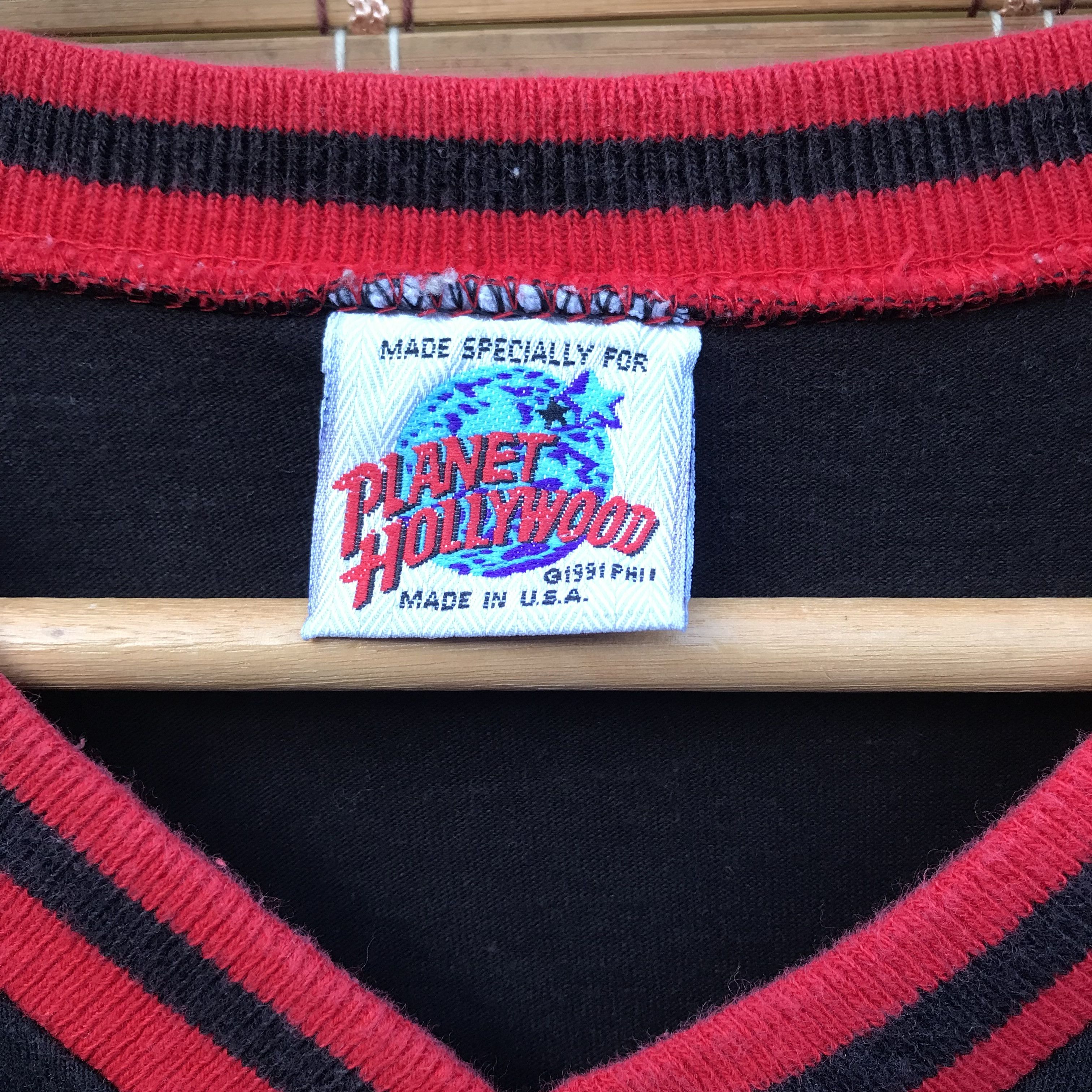 Vintage Rare Sylvester Stallone Planet Hollywood x celebrity edition Size US M / EU 48-50 / 2 - 3 Thumbnail