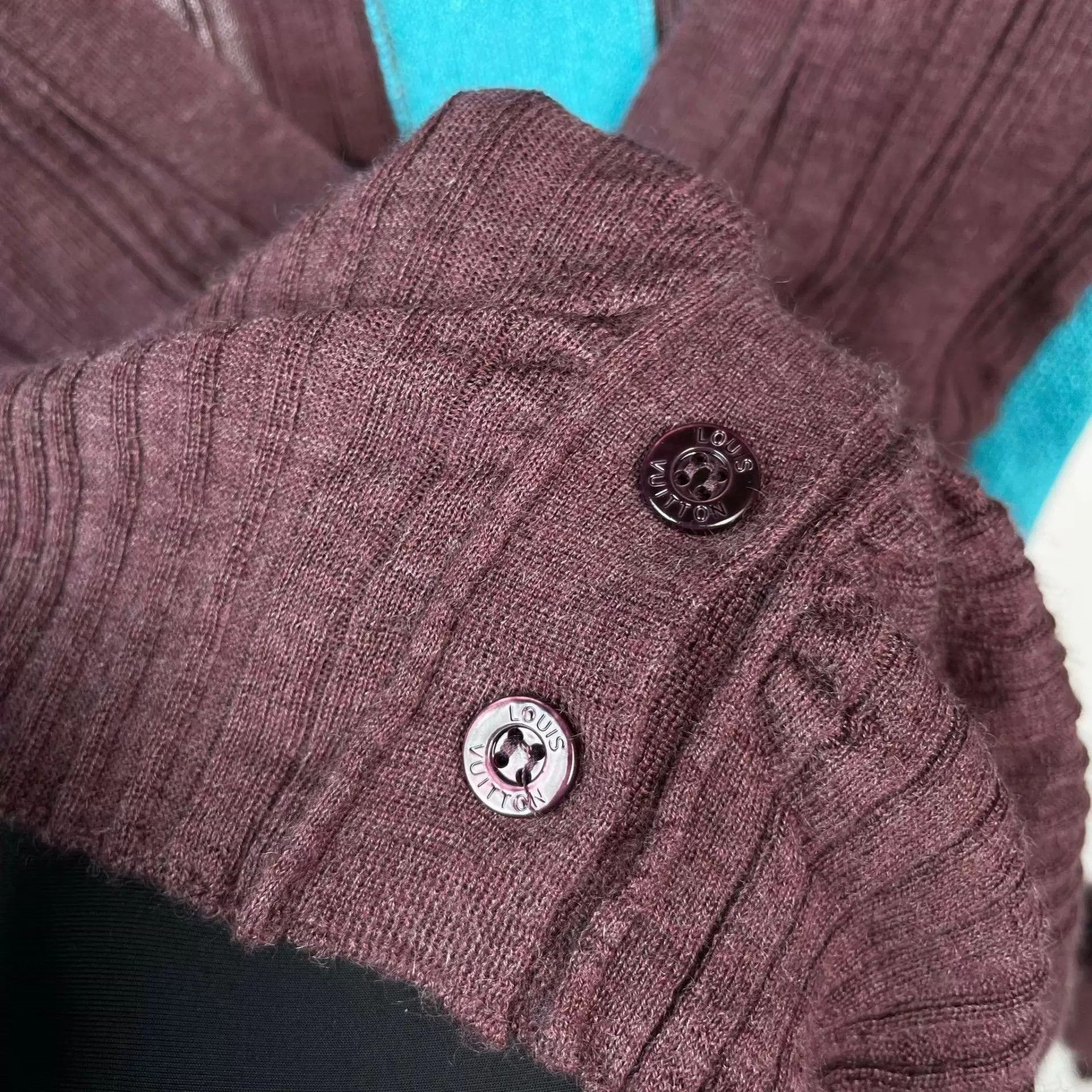 Louis Vuitton LV Women's Cashmere Brown Cardigan S Size S / US 4 / IT 40 - 7 Thumbnail