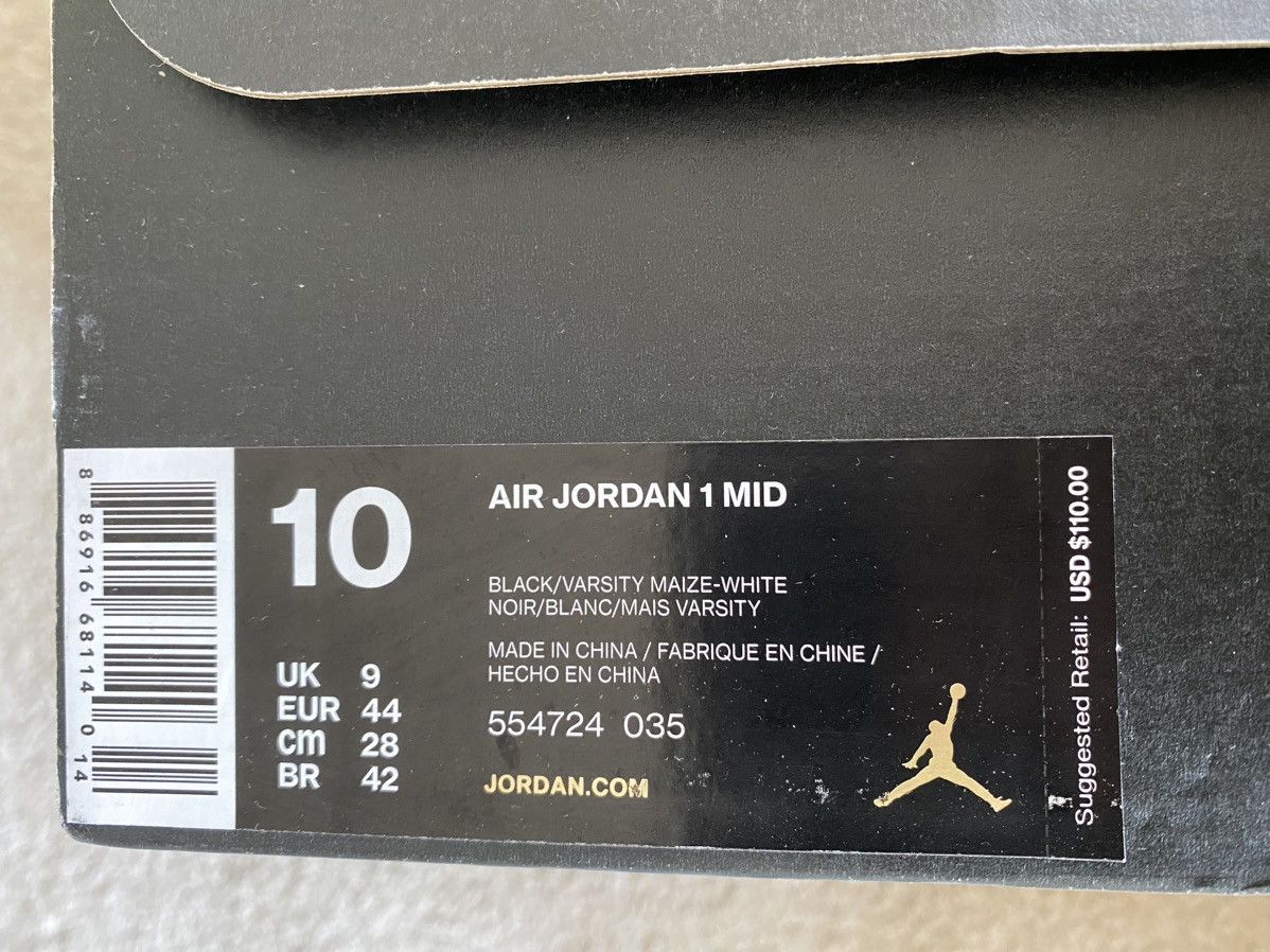 Jordan Brand Jordan 1 Retro Mid New Love 2017 Size 10 Size US 10 / EU 43 - 13 Thumbnail