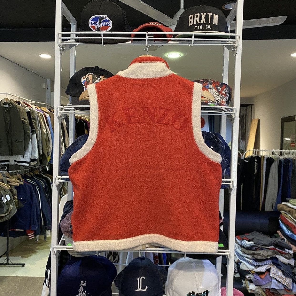 Kenzo Vintage Kenzo Golf Fleece Vest Jackets Size US S / EU 44-46 / 1 - 1 Thumbnail