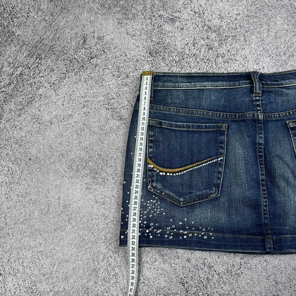 Diesel Diesel Vintage Mini Skirt Blue Low Rise Y2K Jeans Skirt W32 Size 32" / US 10 / IT 46 - 7 Thumbnail