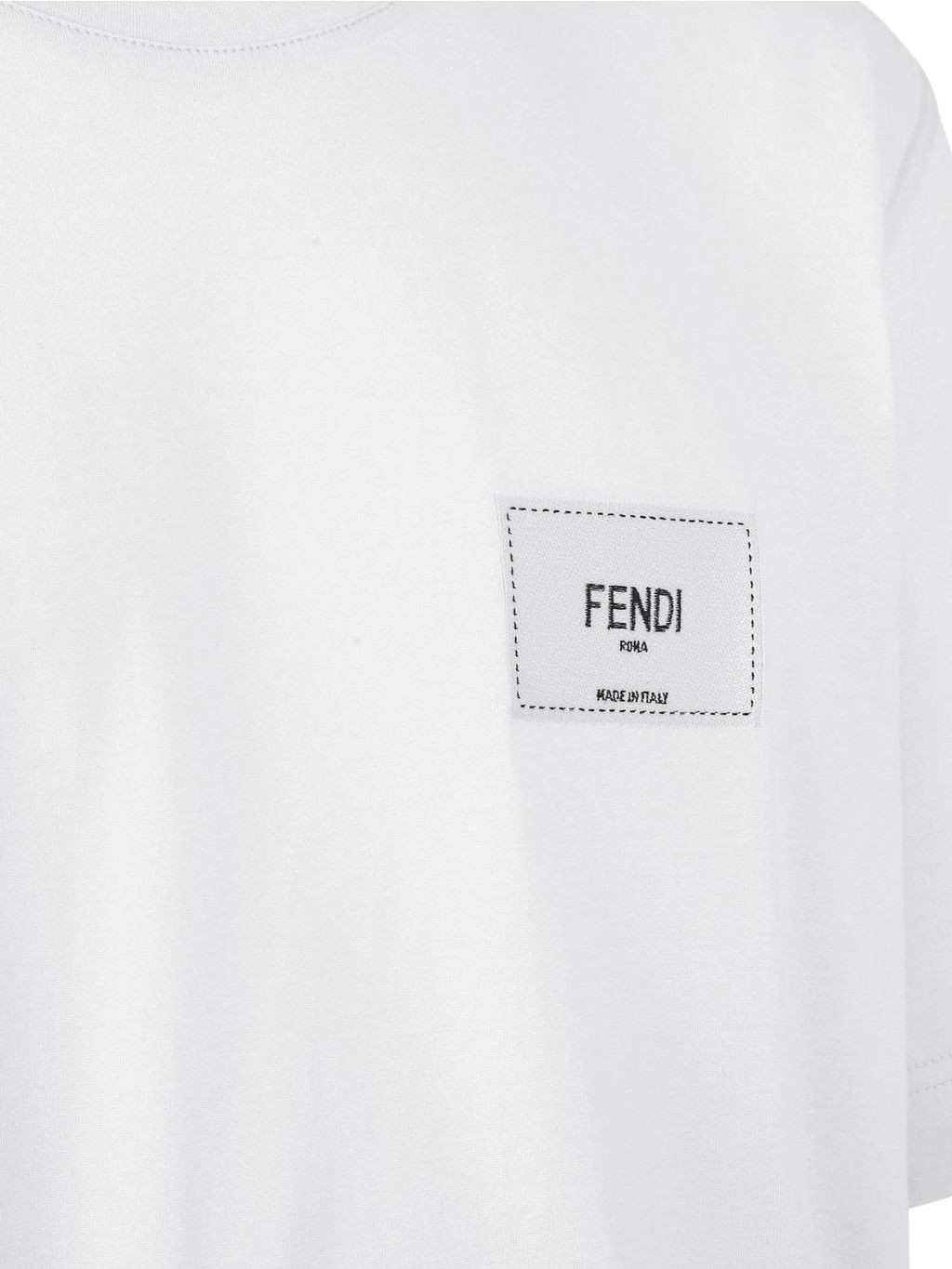 Fendi o1w1db10325 FY0936 T- Shirt in White Size US XL / EU 56 / 4 - 3 Thumbnail