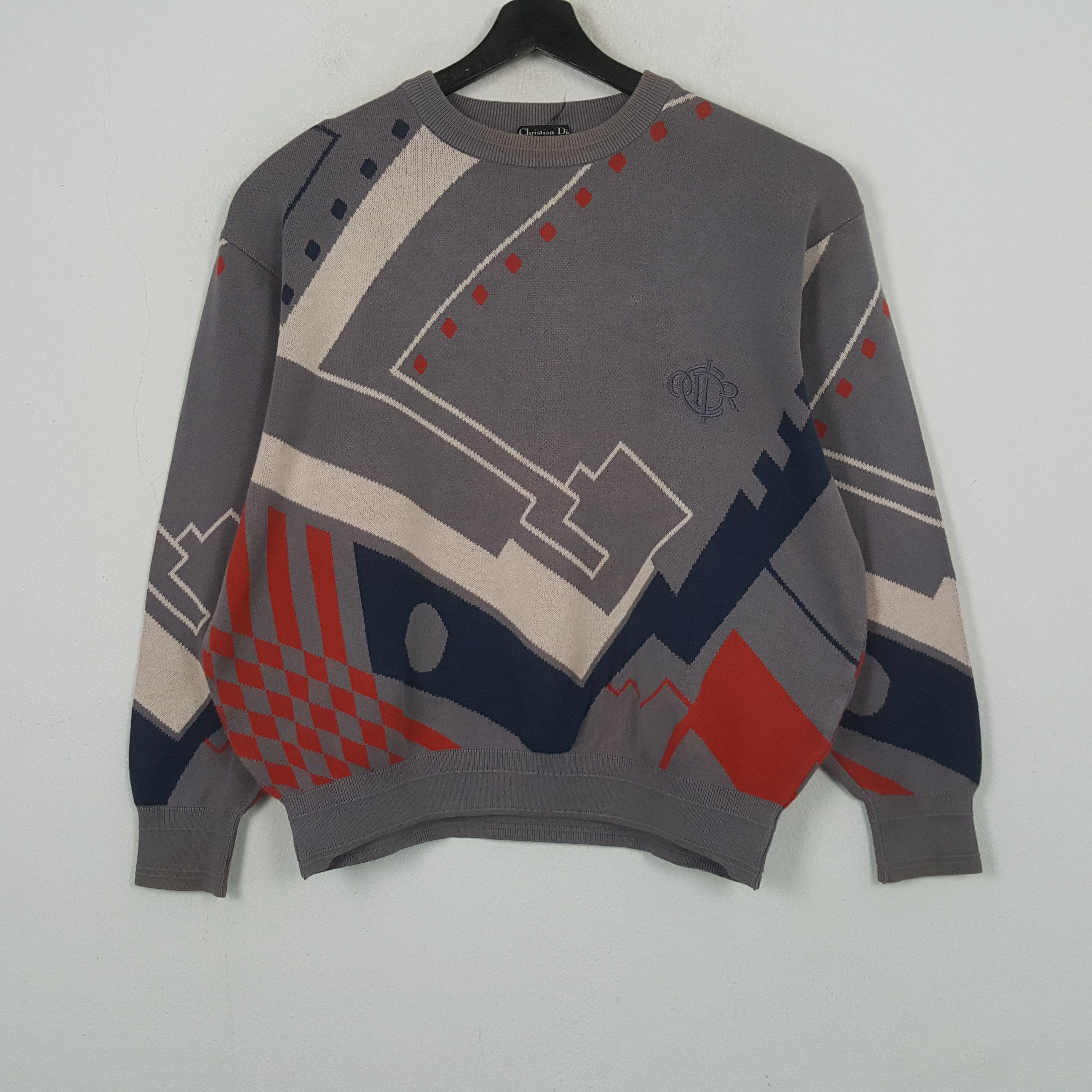 Christian Dior Monsieur Christian Dior Monsieur Fashion Brand Sweatshirt RR20 Size US L / EU 52-54 / 3 - 1 Thumbnail