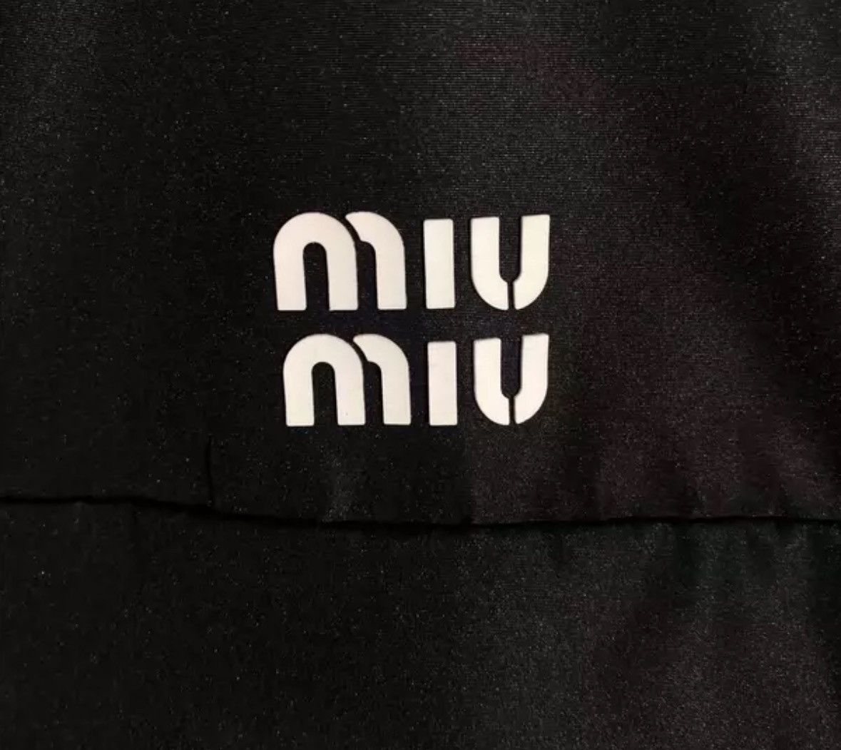 Miu Miu MiuMiu 24ss new black letter logo jacket2412-Nextarrow Size US S / EU 44-46 / 1 - 3 Thumbnail