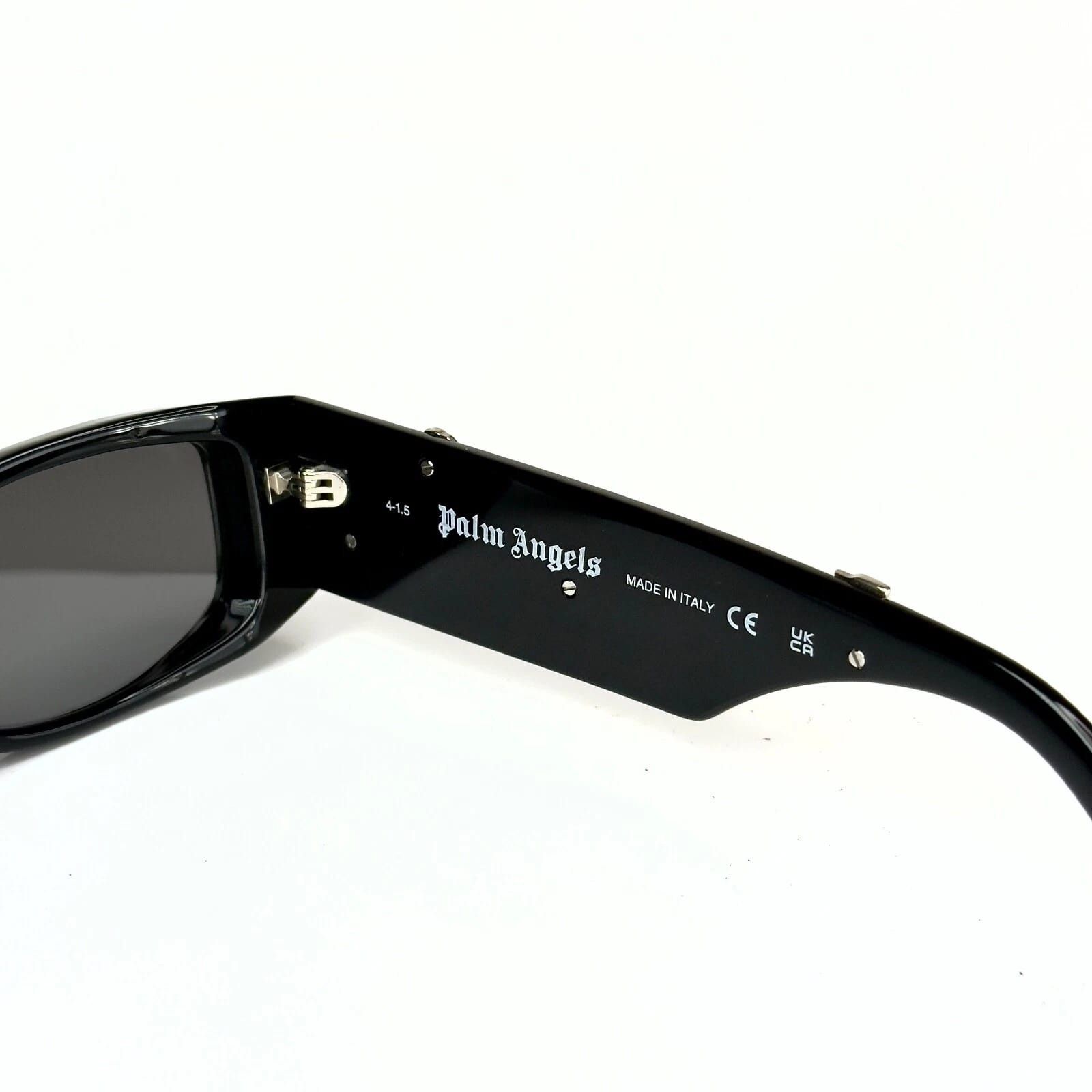 Palm Angels PALM ANGELS PERI007 007 ANGEL Black Geometric Sunglass Size ONE SIZE - 9 Thumbnail