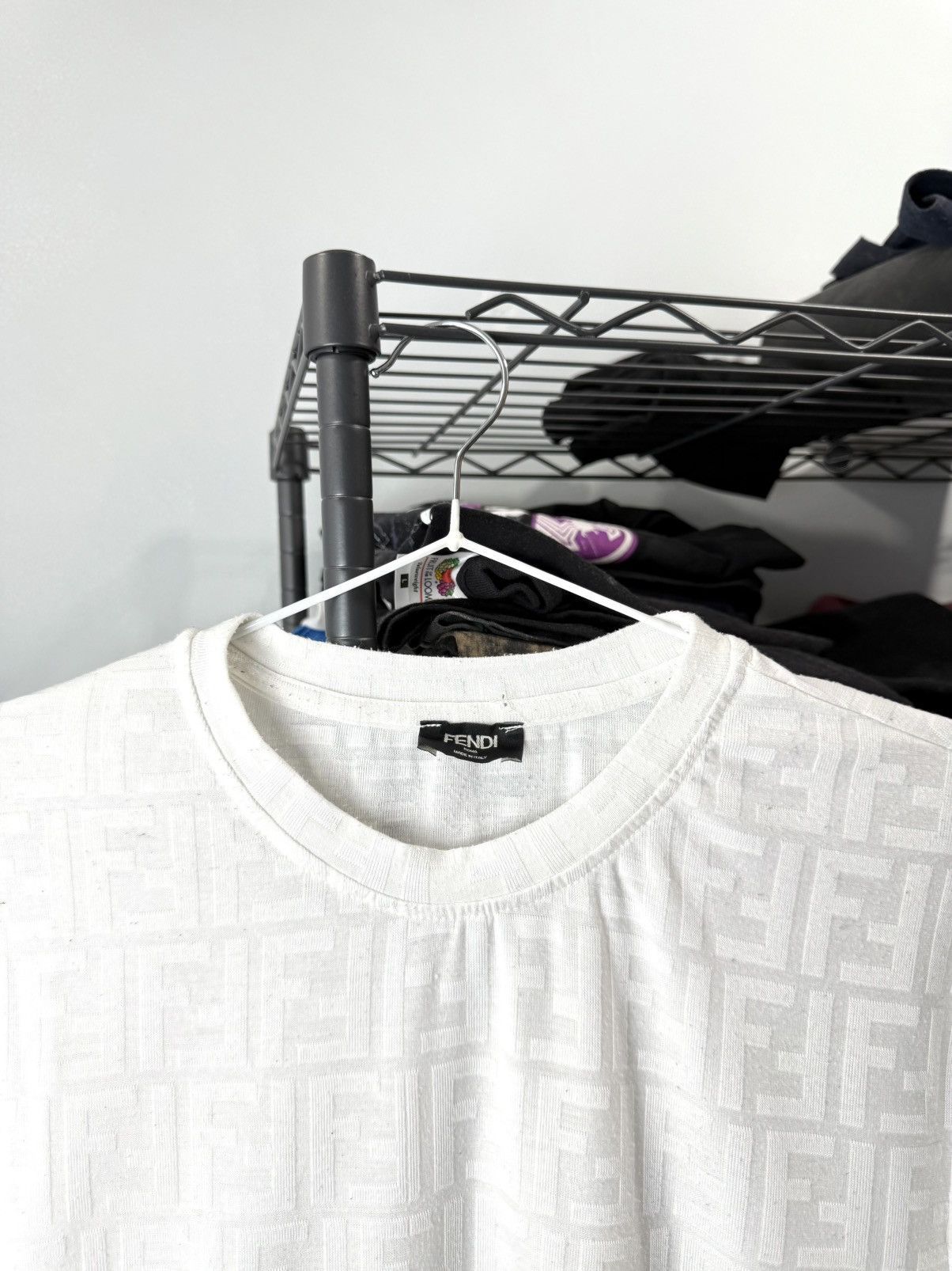 Other Vintage Fendi Roma Monogram T Shirt Size US XL / EU 56 / 4 - 2 Thumbnail