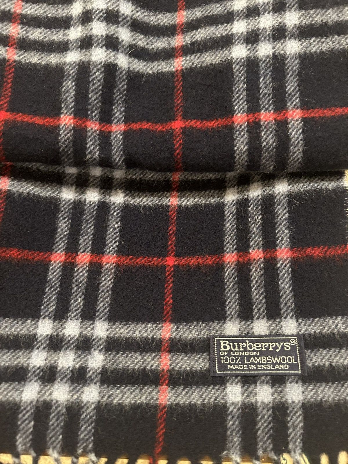 Burberry London Made in England Lambswool Scarf