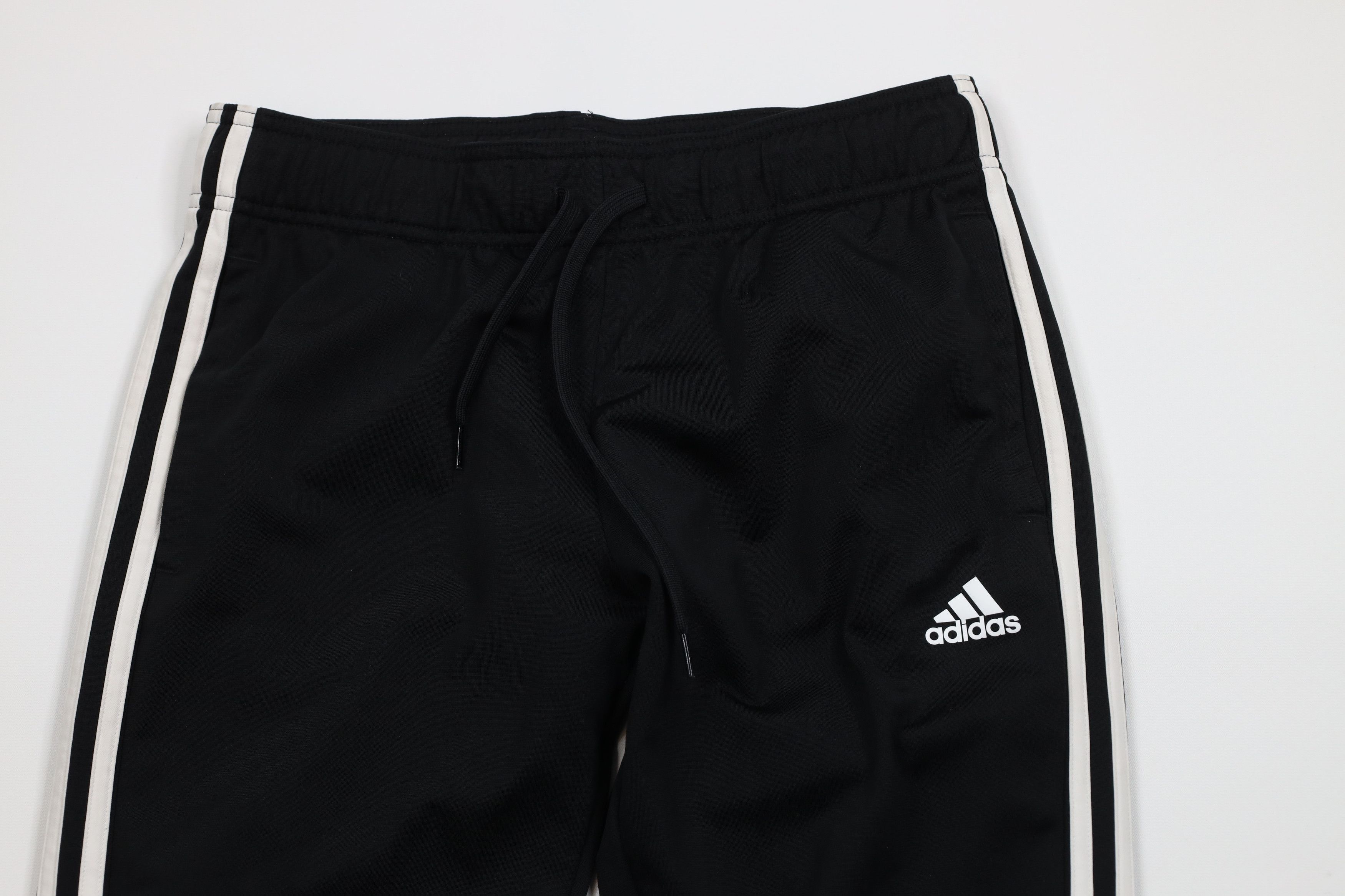 Adidas × Vintage Vintage Y2K Adidas Striped Cuffed Sweatpants Joggers Black Size US 32 / EU 48 - 2 Thumbnail
