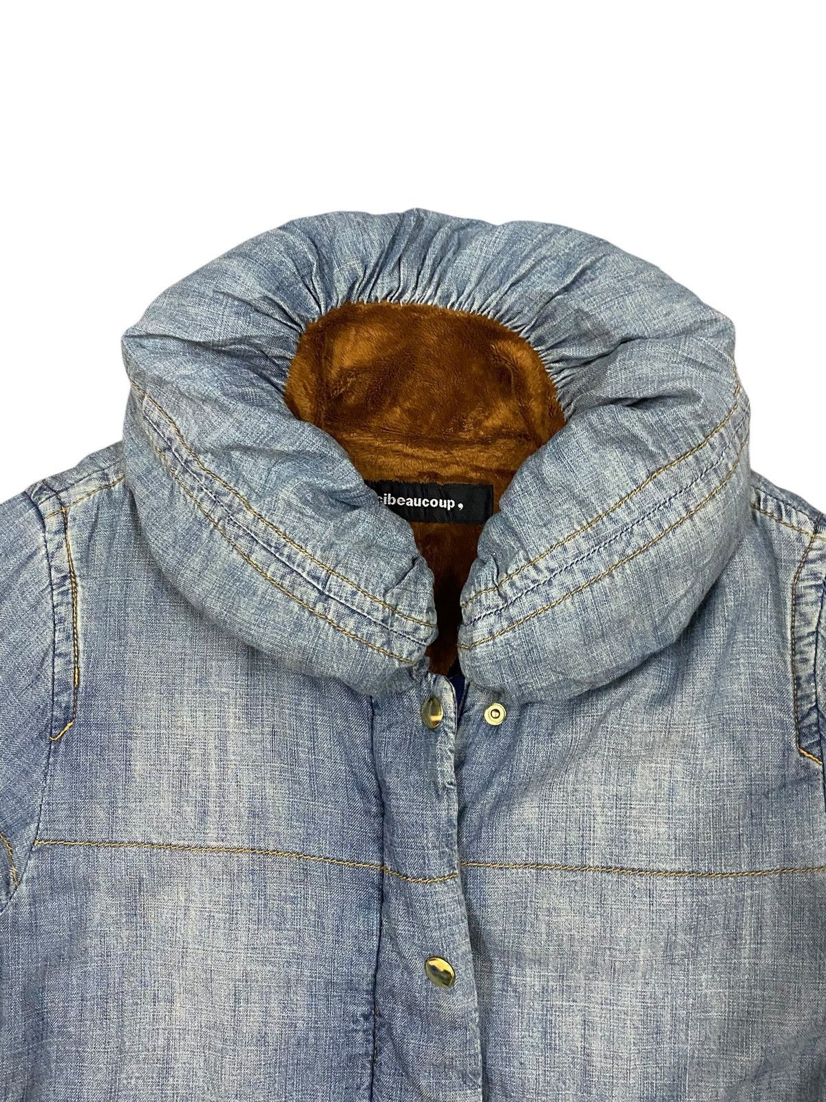 Issey Miyake Mercibeaucoup Archive Washed Jacket Faux Fur Lined Collar Size US M / EU 48-50 / 2 - 7 Thumbnail