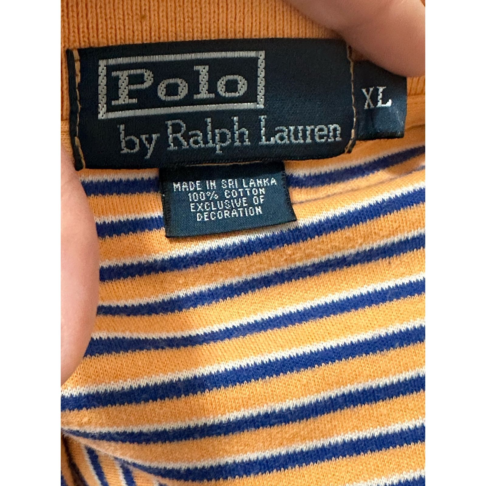 Polo Ralph Lauren Ralph Lauren men stripes short sleeves polo shirt size XL Size US XL / EU 56 / 4 - 3 Thumbnail