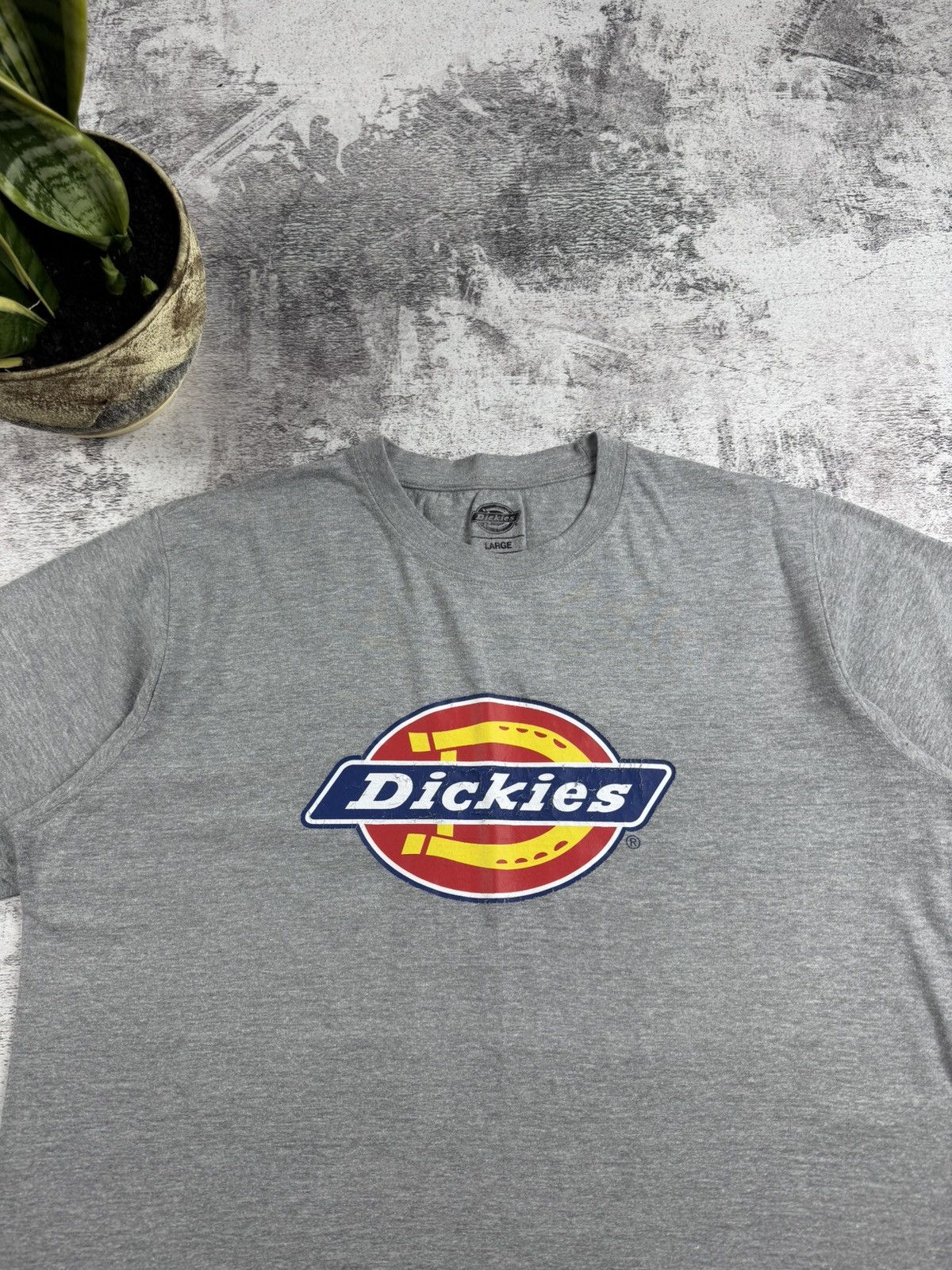 Dickies Vintage 90S Dickies Large Skate Rap Gray Merch Jersey Hip Hop USA Tee T Shirt Size US L / EU 52-54 / 3 - 6 Thumbnail
