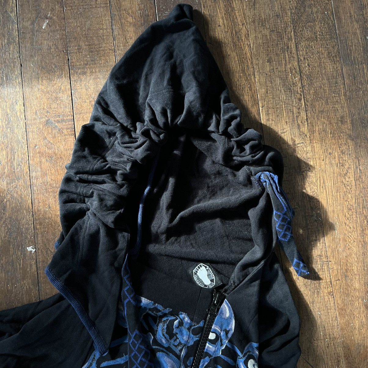 Bernhard Willhelm RARE AW10 Bernhard Willhelm Skull pile Asymmetrical Hoodie Size S / US 4 / IT 40 - 9 Thumbnail