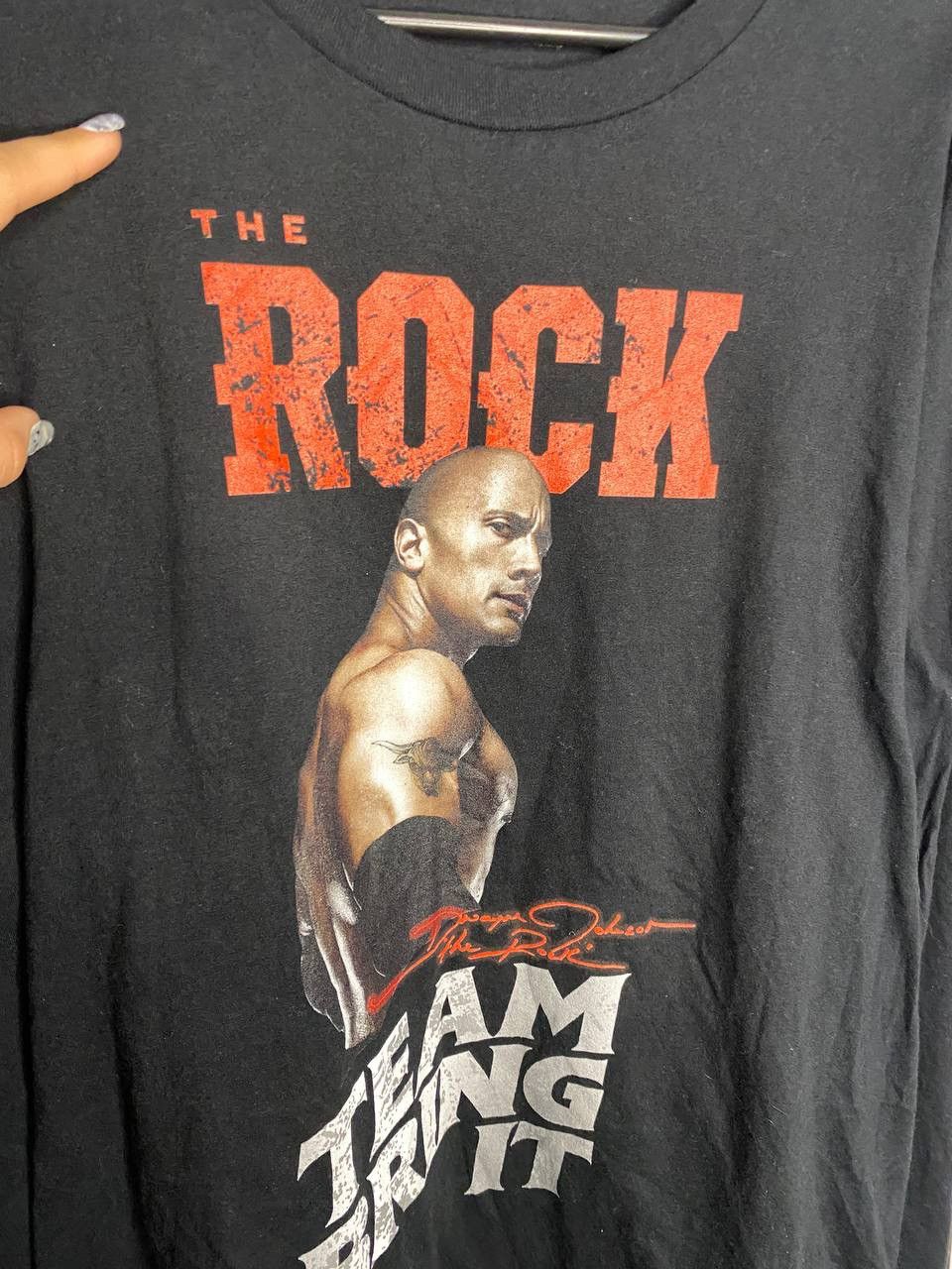 WWE MENS Vintage WWE the Rock WWF Longsleeve T-Shirt Size US S / EU 44-46 / 1 - 4 Thumbnail