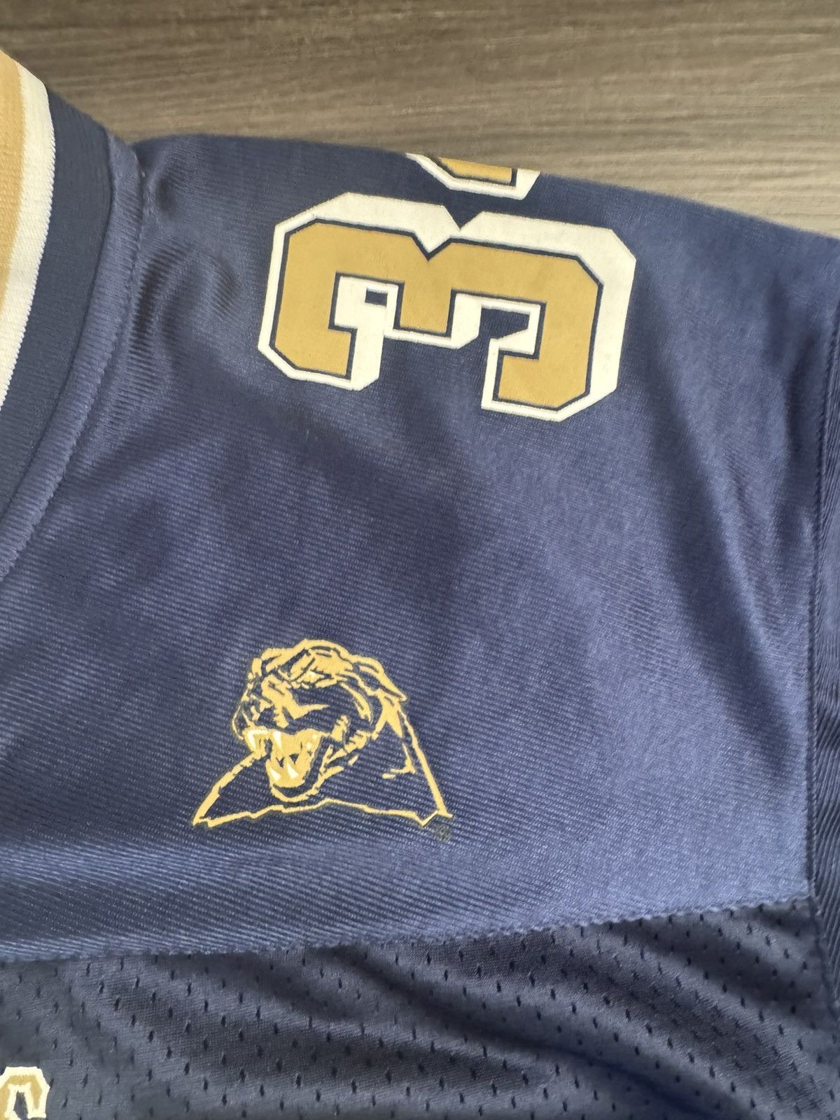 Colosseum Athletics NCAA Pittsburgh Pitt Panthers Stitched Football Jersey Size US XXL / EU 58 / 5 - 5 Thumbnail