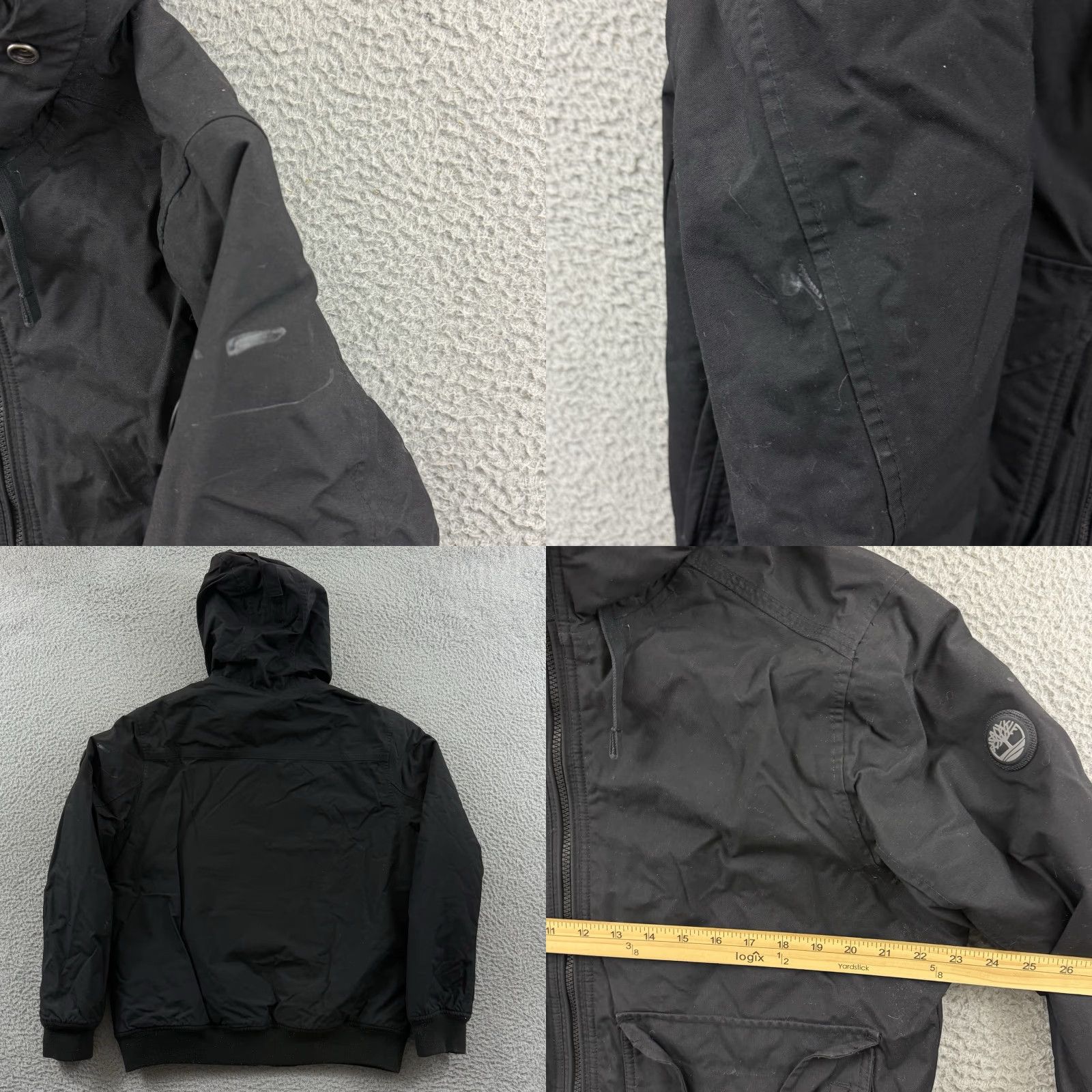Timberland VINTAGE Timberland Jacket Mens Large Black Waterproof Weathergear Hood Outdoor Size US L / EU 52-54 / 3 - 8 Thumbnail