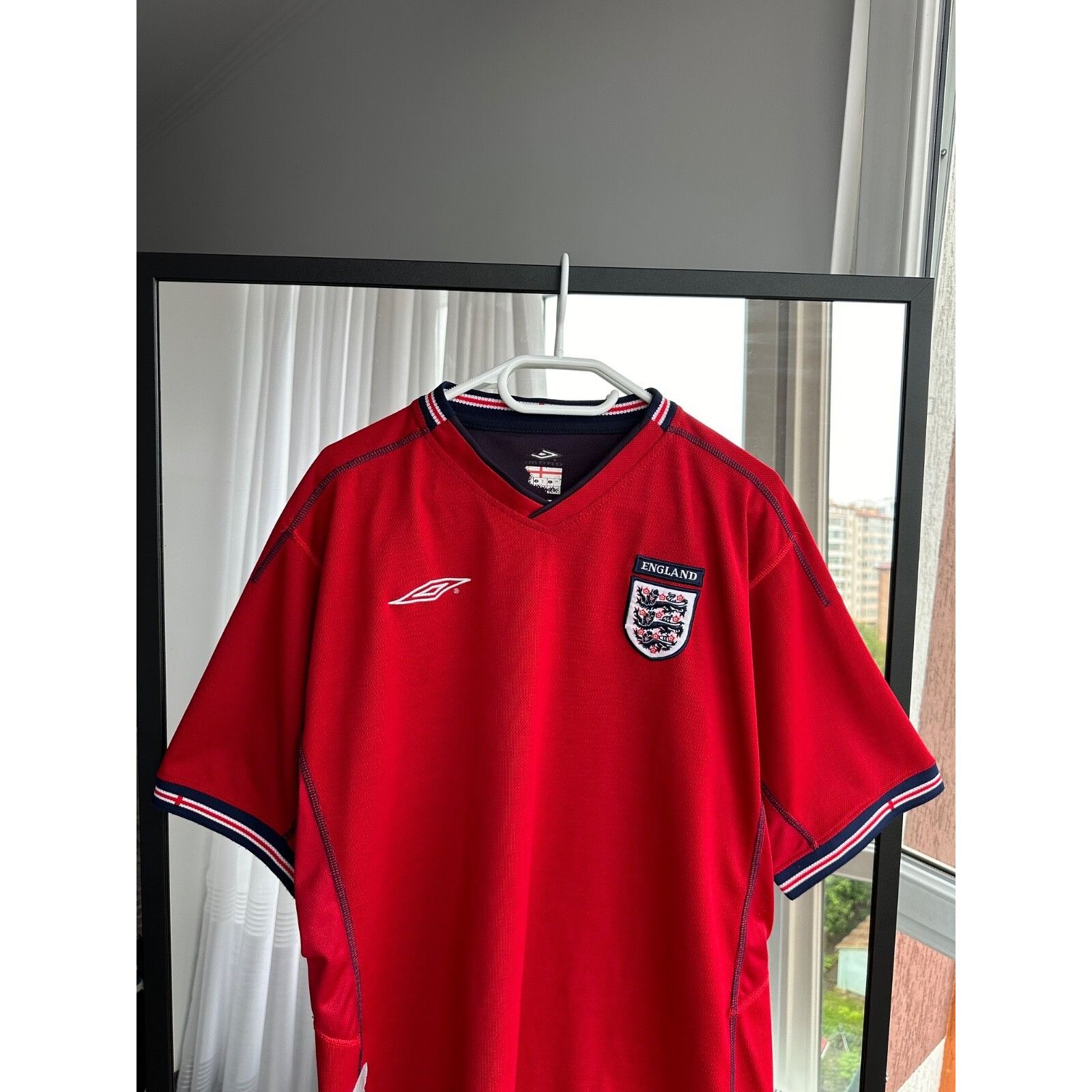 Umbro VTG Umbro England National Team Football Jersey 2002/04 Size US XL / EU 56 / 4 - 2 Thumbnail