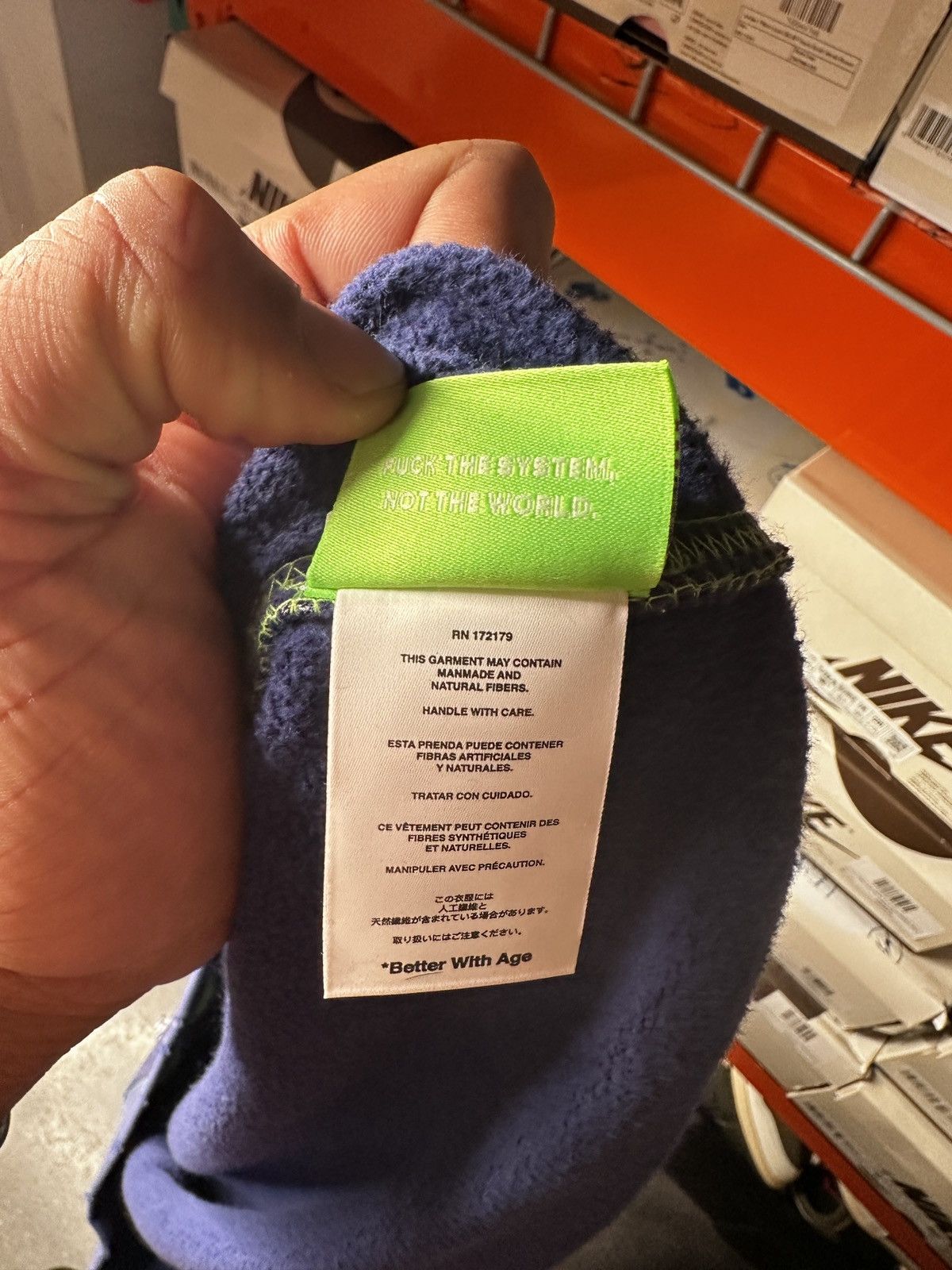 Better With Age Better With Age Teresa Hoodie Navy Size US XL / EU 56 / 4 - 7 Thumbnail