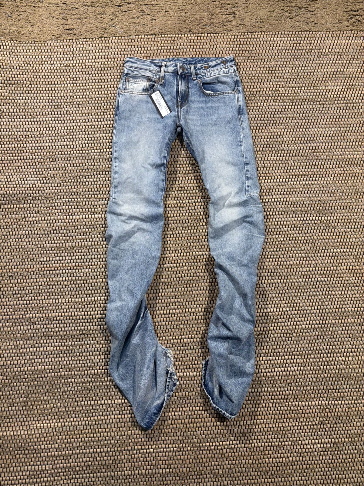 R13 R13 Shirring Boy Boot jeans Size 26" / US 2 / IT 38 - 1 Thumbnail