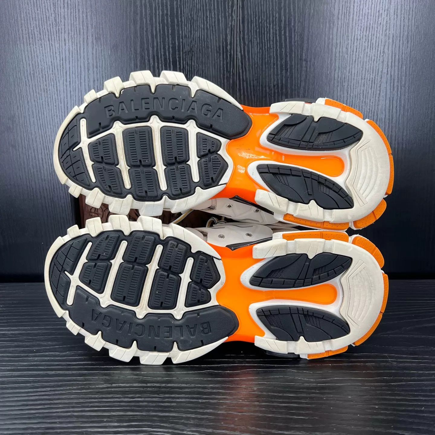 Balenciaga Balenciaga Track White Orange 46 Light Wear Boxed Size US 13 / EU 46 - 2 Thumbnail
