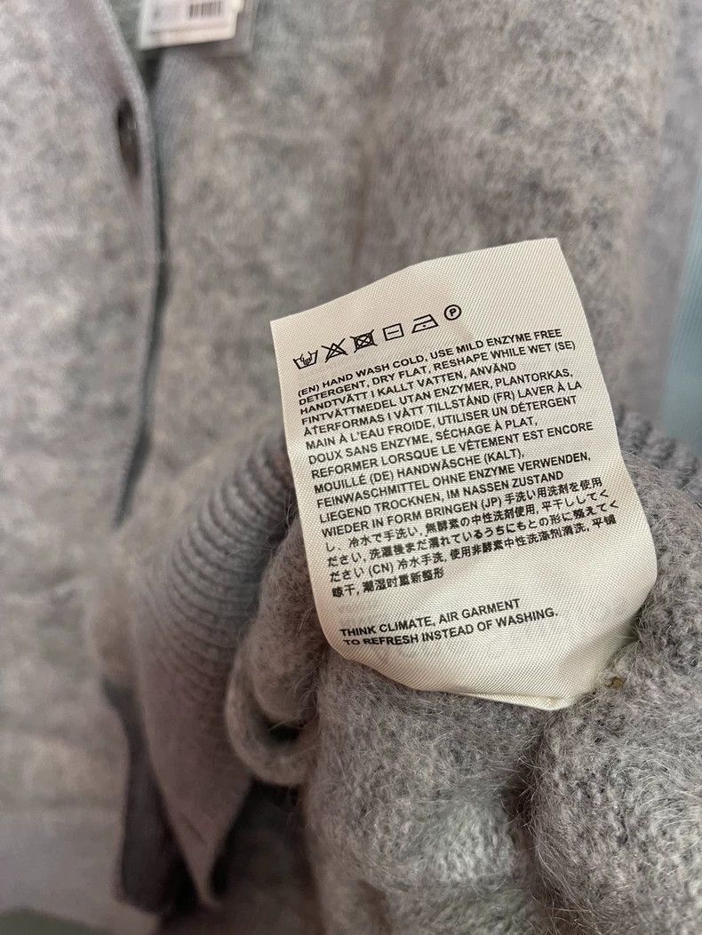 Acne Studios Acne Studios A solid grey soft and sticky mohair and wool Size L / US 10 / IT 46 - 3 Thumbnail