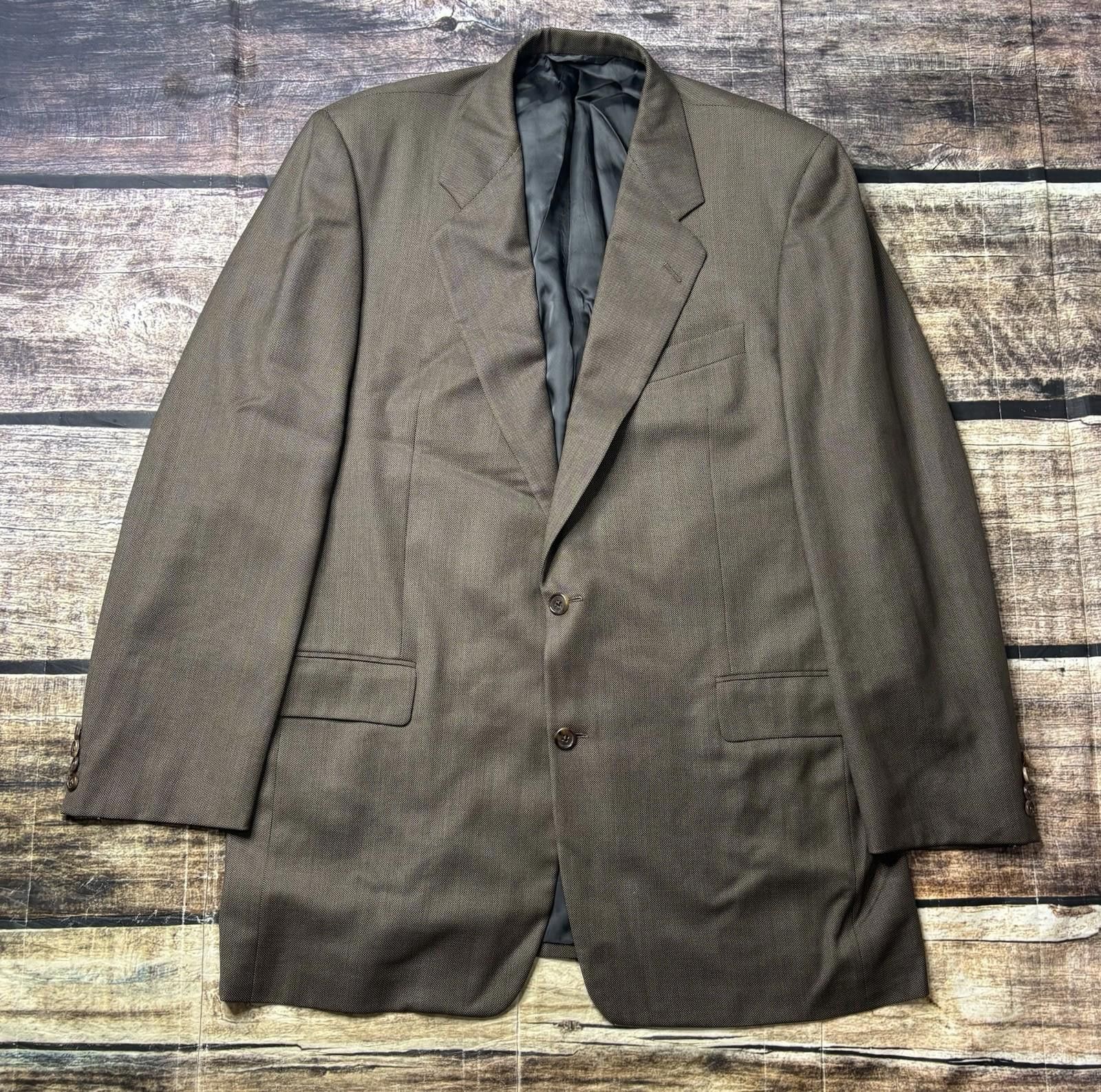 Hickey Freeman VTG Hickey Freeman Barneys New York Blazer Jacket Mens 46 Size 46R - 1 Thumbnail