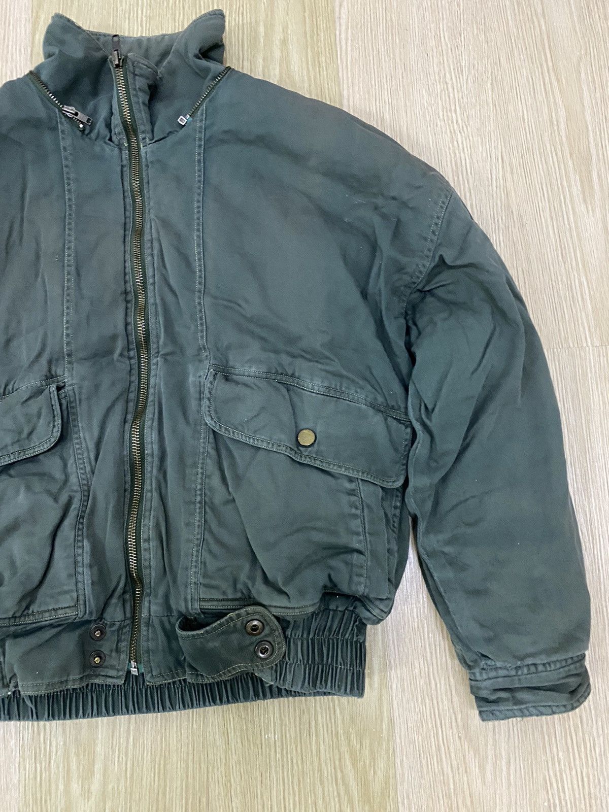 Japanese Brand × Vintage Vintage exclusive attention flight bomber jacket Size US M / EU 48-50 / 2 - 3 Thumbnail