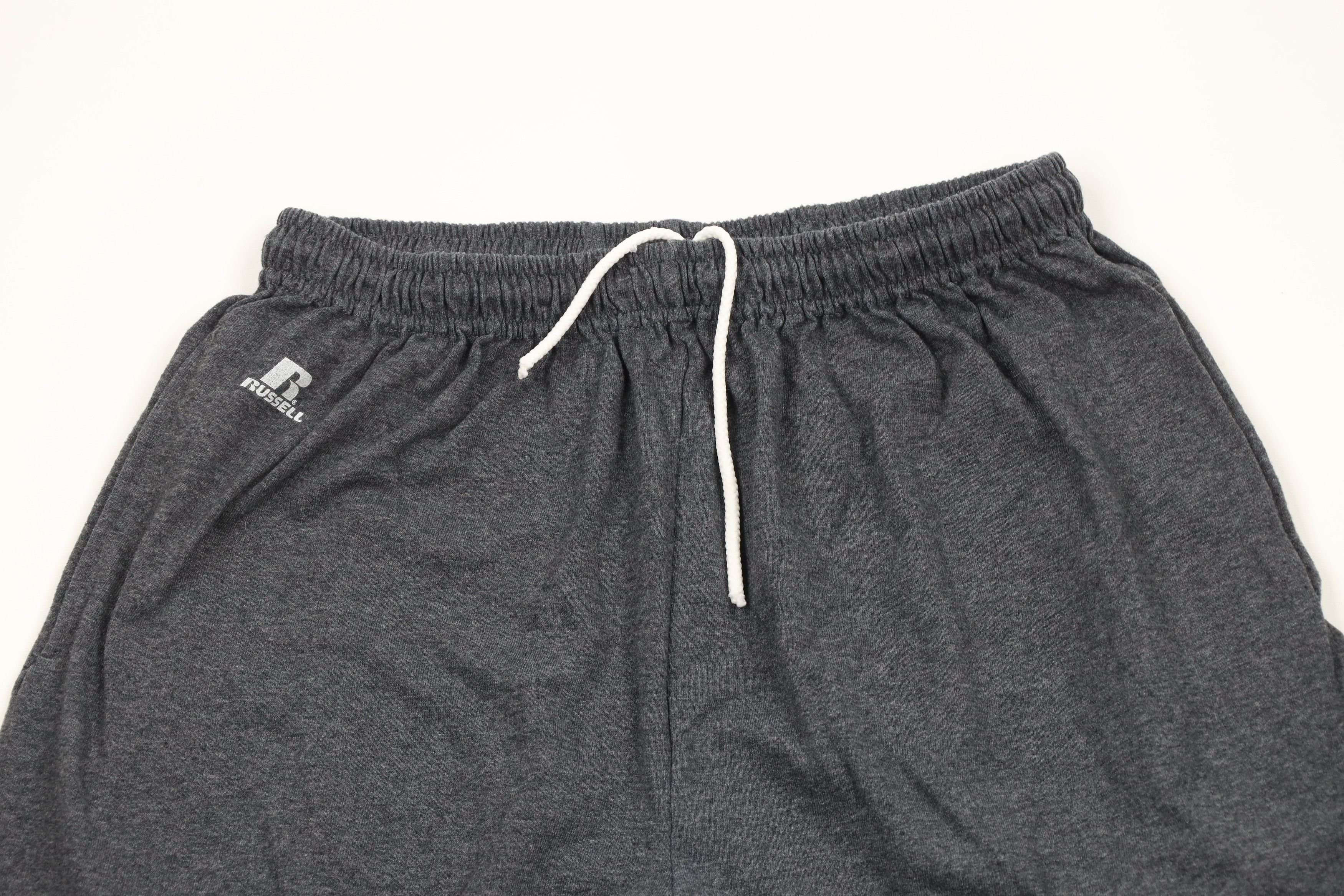 Russell Athletic × Vintage Vintage Russell Athletic Spell Out Wide Leg Sweatpants Gray Size US 34 / EU 50 - 2 Thumbnail