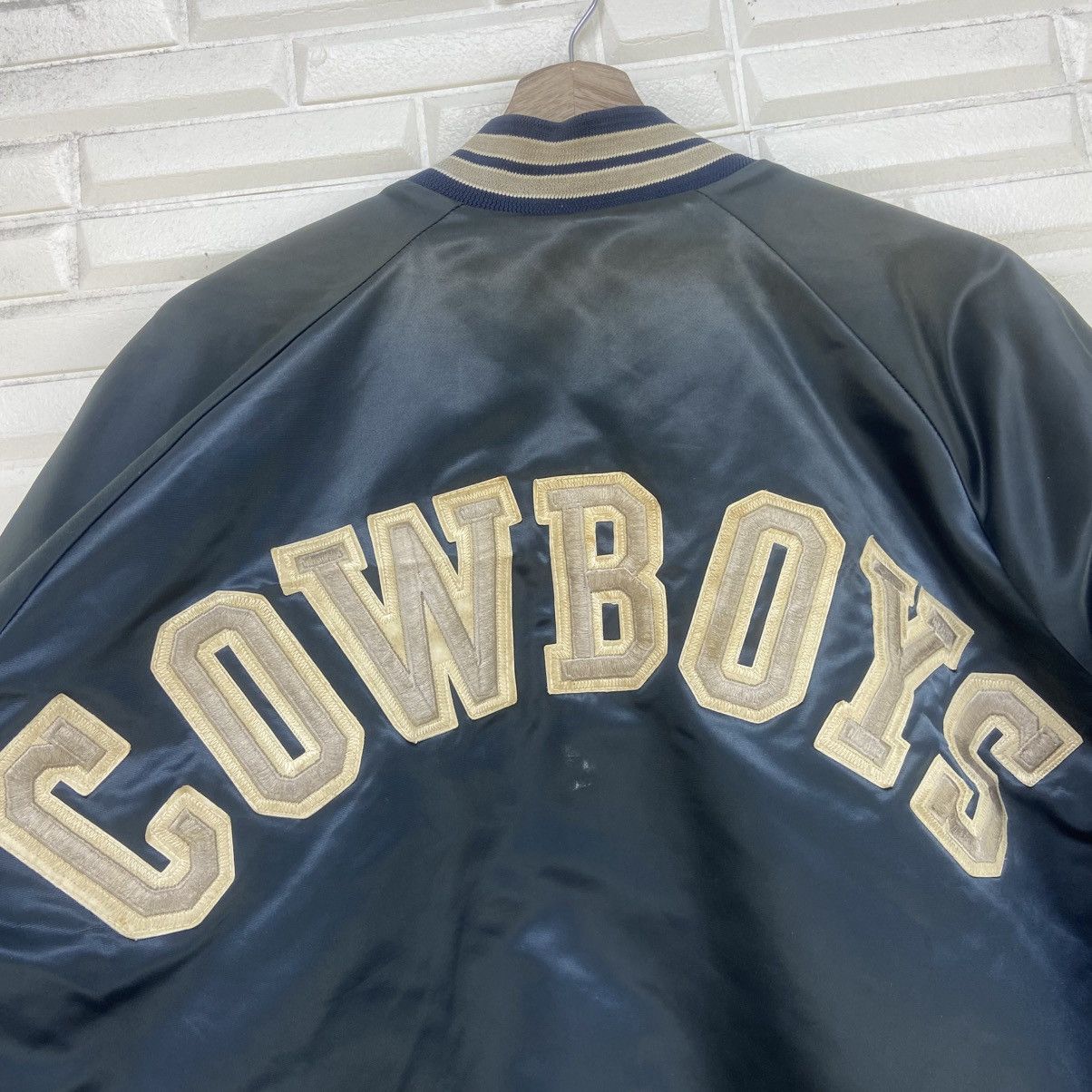 NFL Vintage NFL Cowboys by Chalk Line Big Logo Jacket Size US XL / EU 56 / 4 - 20 Thumbnail