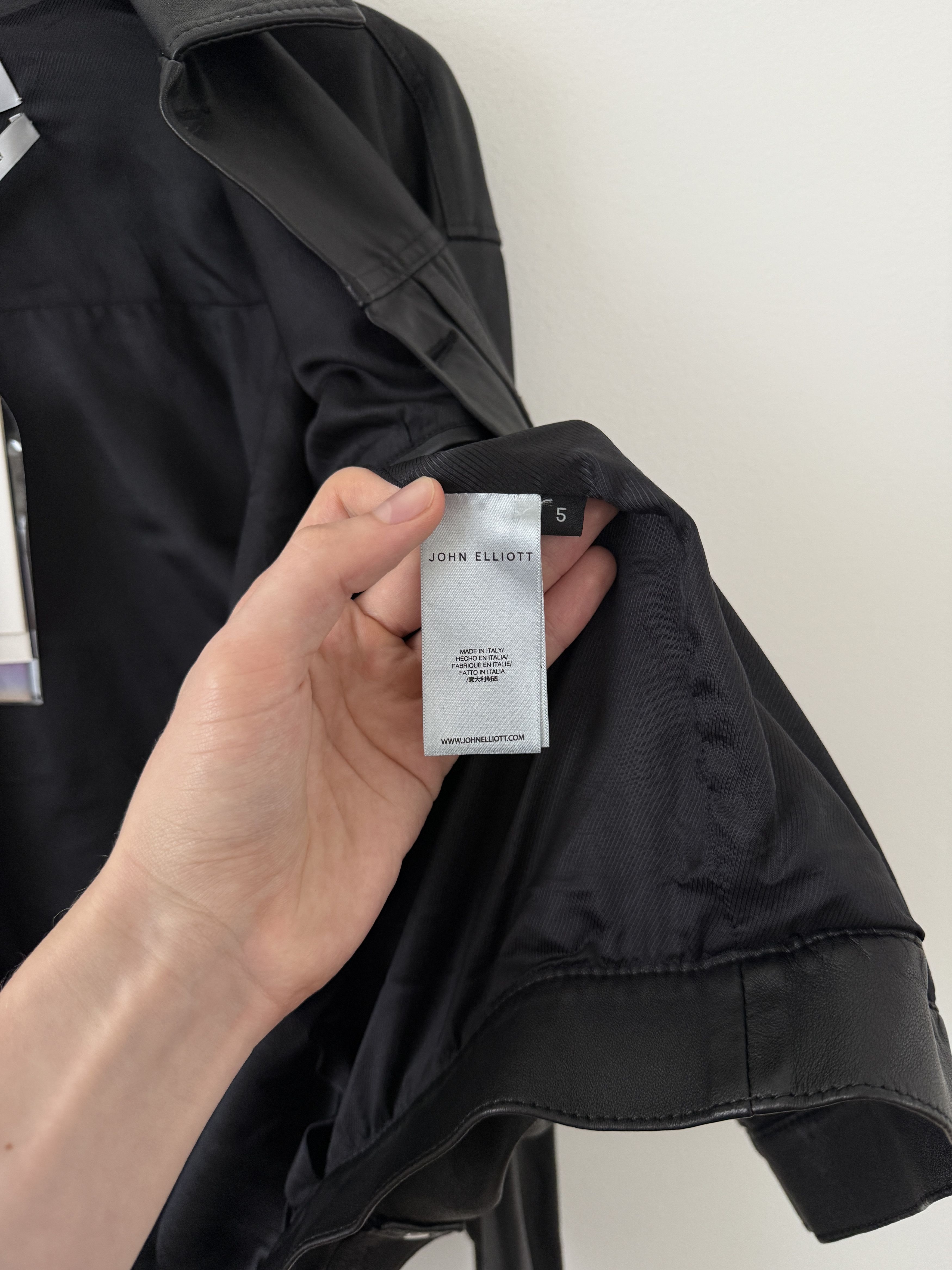 John Elliott Type II Leather Thumper Jacket Size US XXL / EU 58 / 5 - 18 Thumbnail
