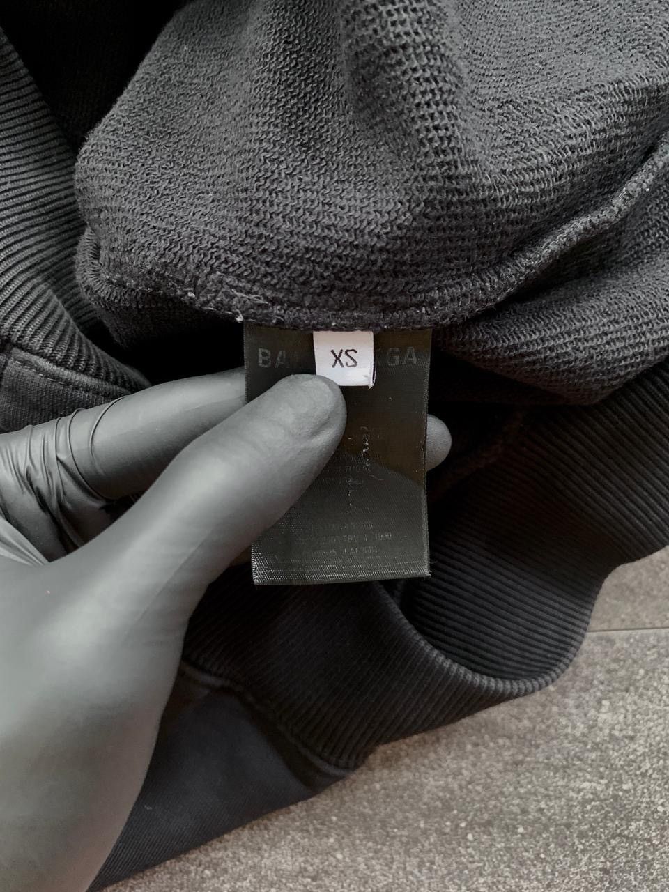 Balenciaga FREE TAX! Oversized Campaign Logo Hoodie in Black Size US M / EU 48-50 / 2 - 9 Thumbnail