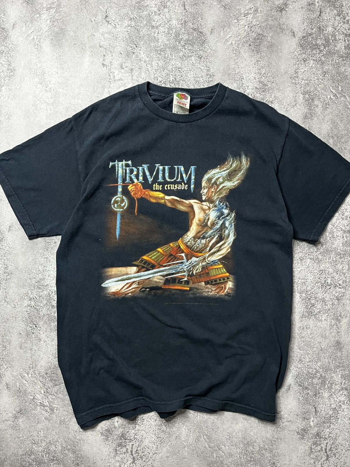 Fruit Of The Loom Vintage 00’s Trivium The Crusade Shirt Men’s M Size US M / EU 48-50 / 2 - 1 Thumbnail