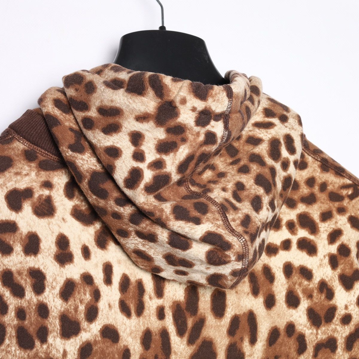 Dolce & Gabbana Dolce Gabbana Vintage Leopard Camo Printed Hoodie Size XS / US 0-2 / IT 36-38 - 13 Thumbnail