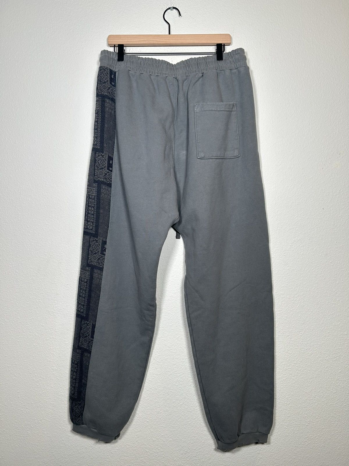 Alchemist SS23 Tribal Stripe Distressed Sweatpants Size US 32 / EU 48 - 4 Thumbnail