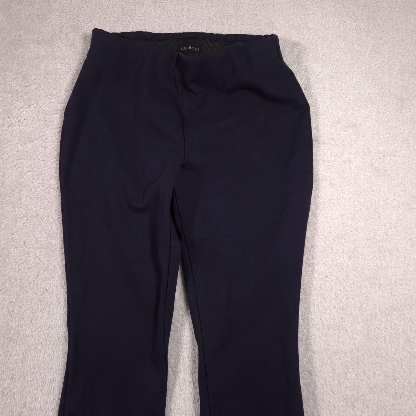 Talbots Talbots Pants Womens 2 Navy Montauk Ponte Pull On Straight Leg Ankle Dress Work Shirt? Size 26" / US 2 / IT 38 - 3 Thumbnail