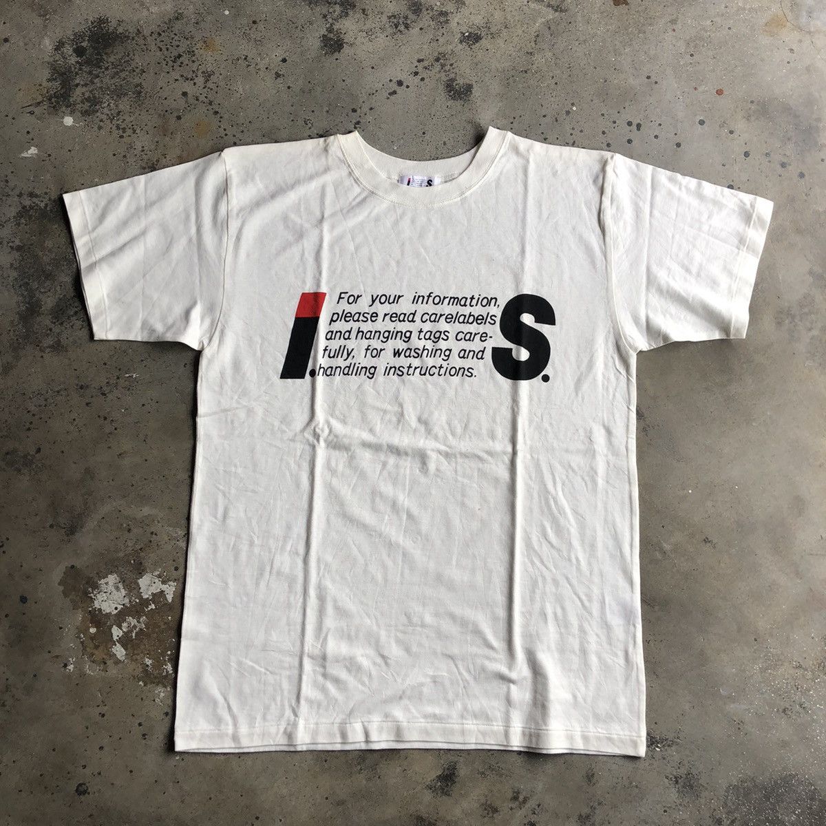 Issey Miyake Vintage Issey Miyake Cares Logo Tee Size US M / EU 48-50 / 2 - 1 Thumbnail