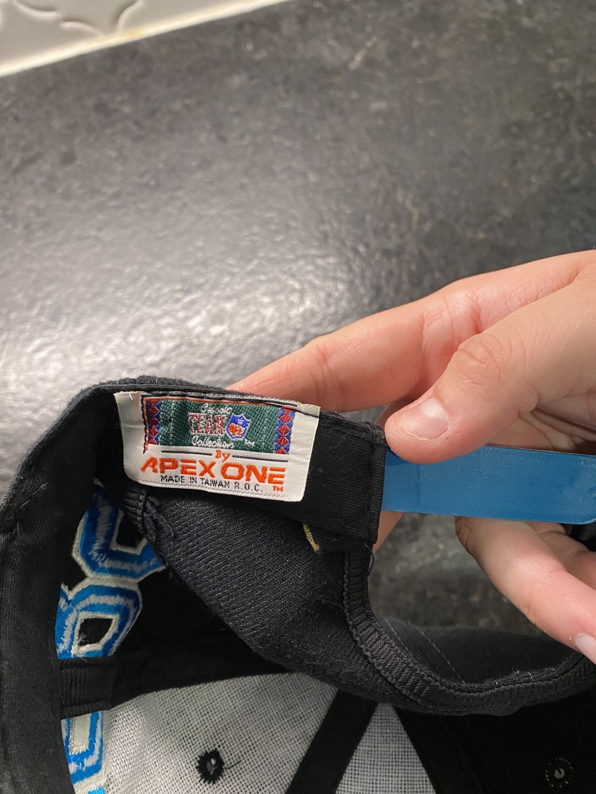 Apex One Vintage 90s Apex One Carolina Panthers big log snapback Size ONE SIZE - 4 Thumbnail