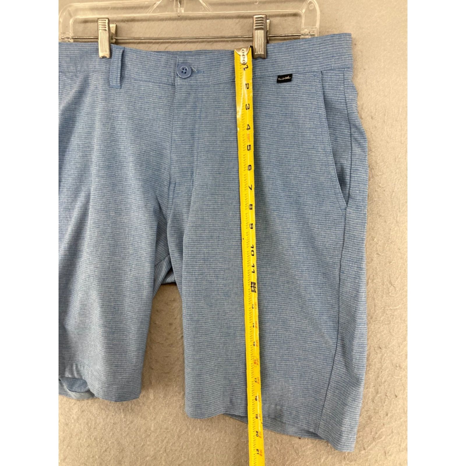 TravisMathew Travis Mathew Mens Shorts 34 Blue Bermuda Stretch Golf Outdoor Casual Shirt Size US 34 / EU 50 - 3 Thumbnail