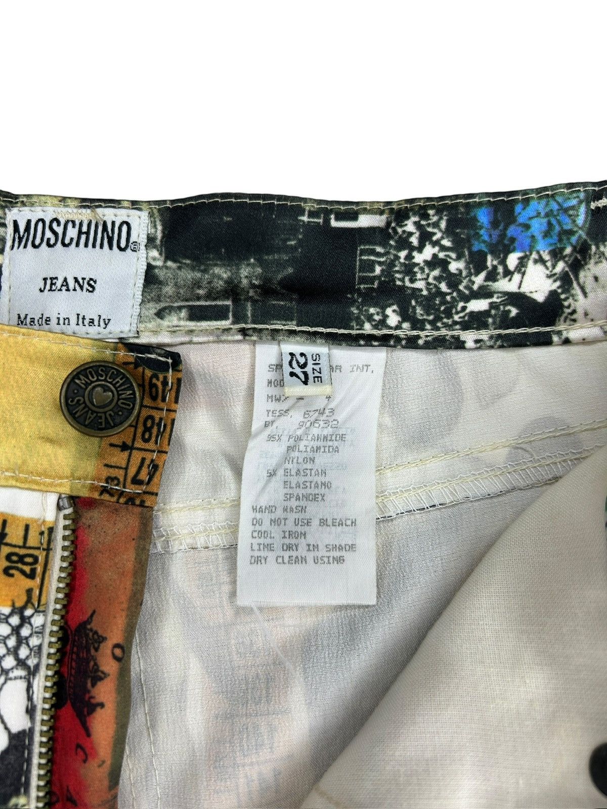 Moschino 90s Birth of Venus Trousers Size 27" / US 4 / IT 40 - 8 Thumbnail