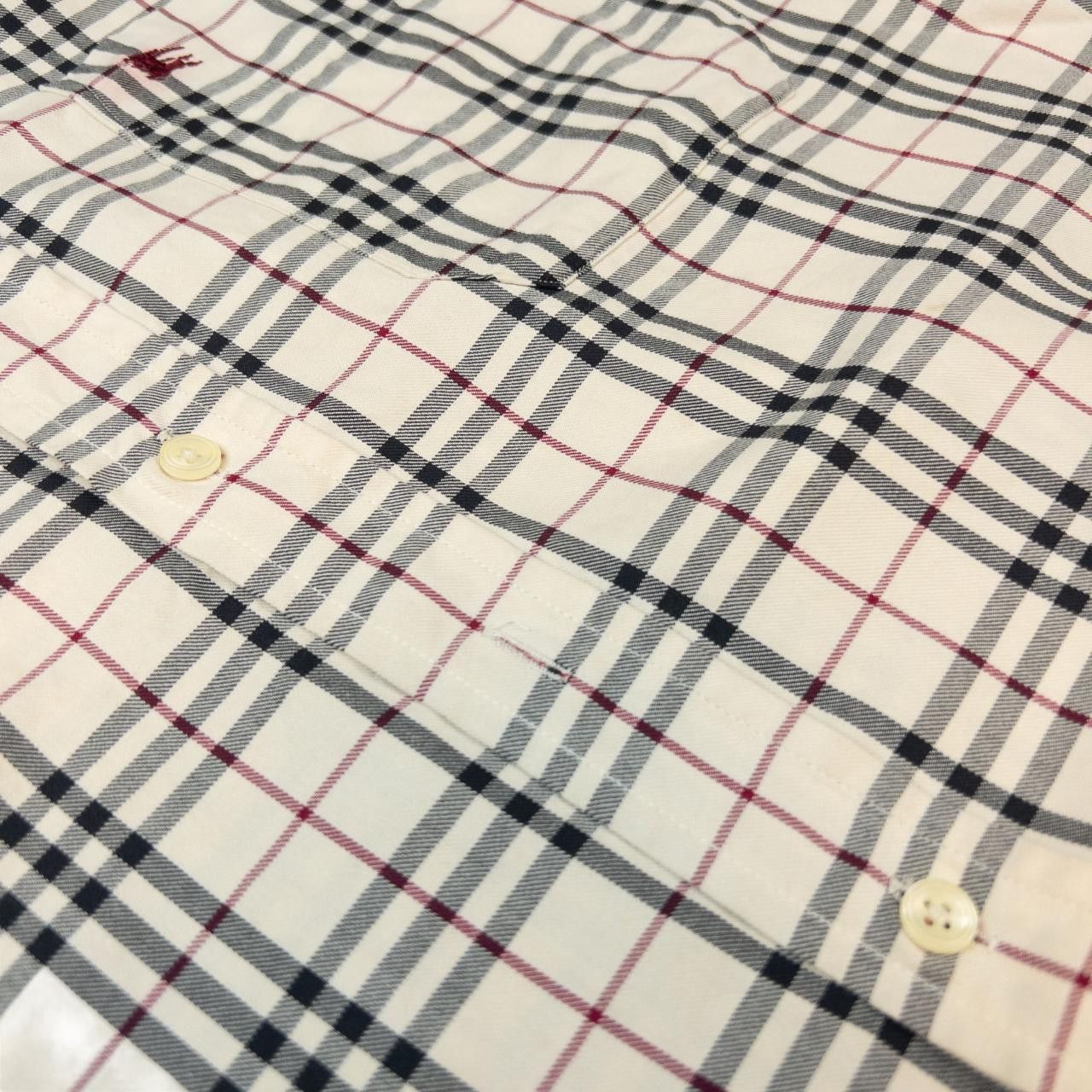 Burberry Vintage Burberry Check Button Up Short Sleeve Shirt Size M Size US M / EU 48-50 / 2 - 6 Thumbnail