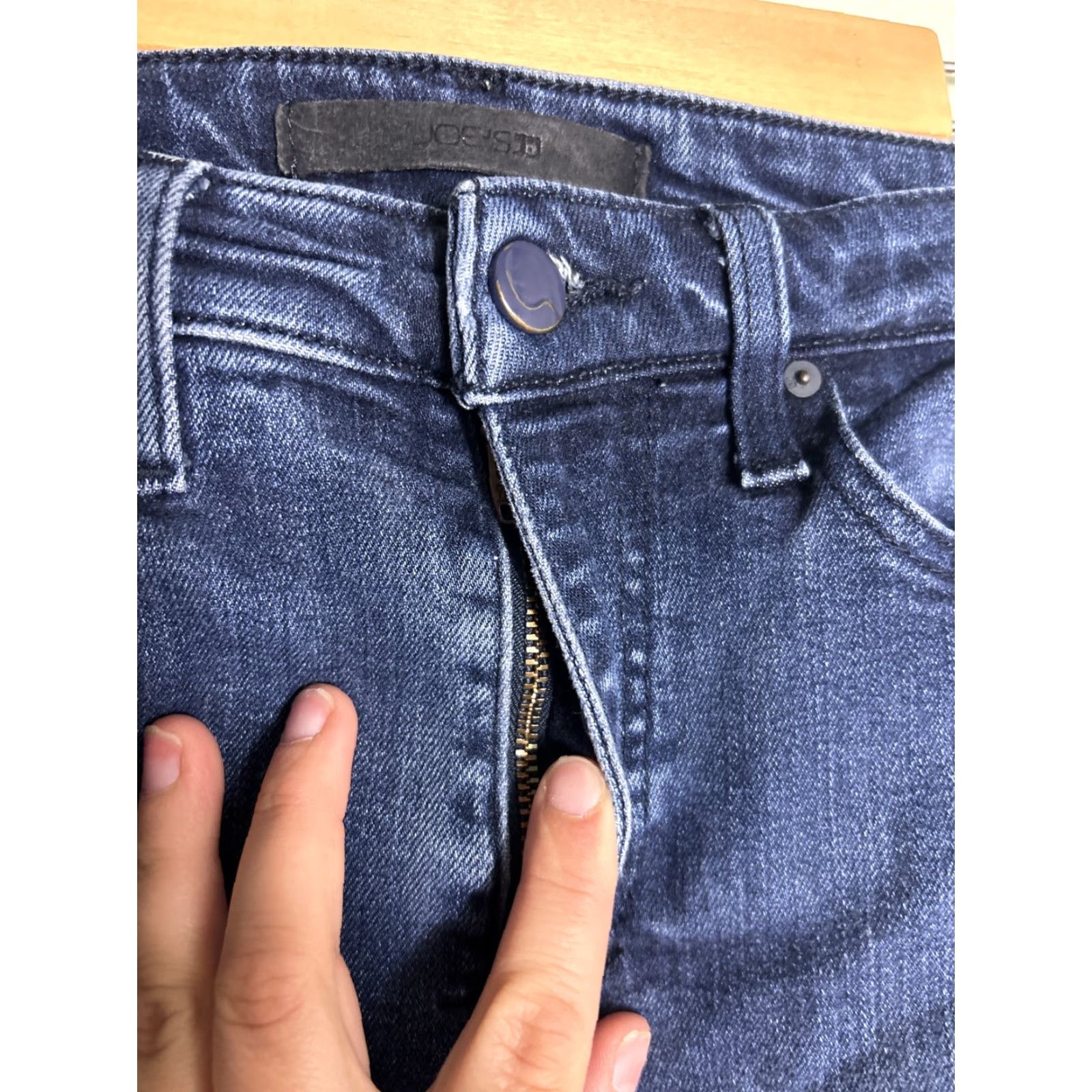 Vintage Joe's Jeans Jeans 25 Dark Wash The Charlie High Rise Skinny 25x25 Womens Blue Size 42" / US 20 - 6 Thumbnail
