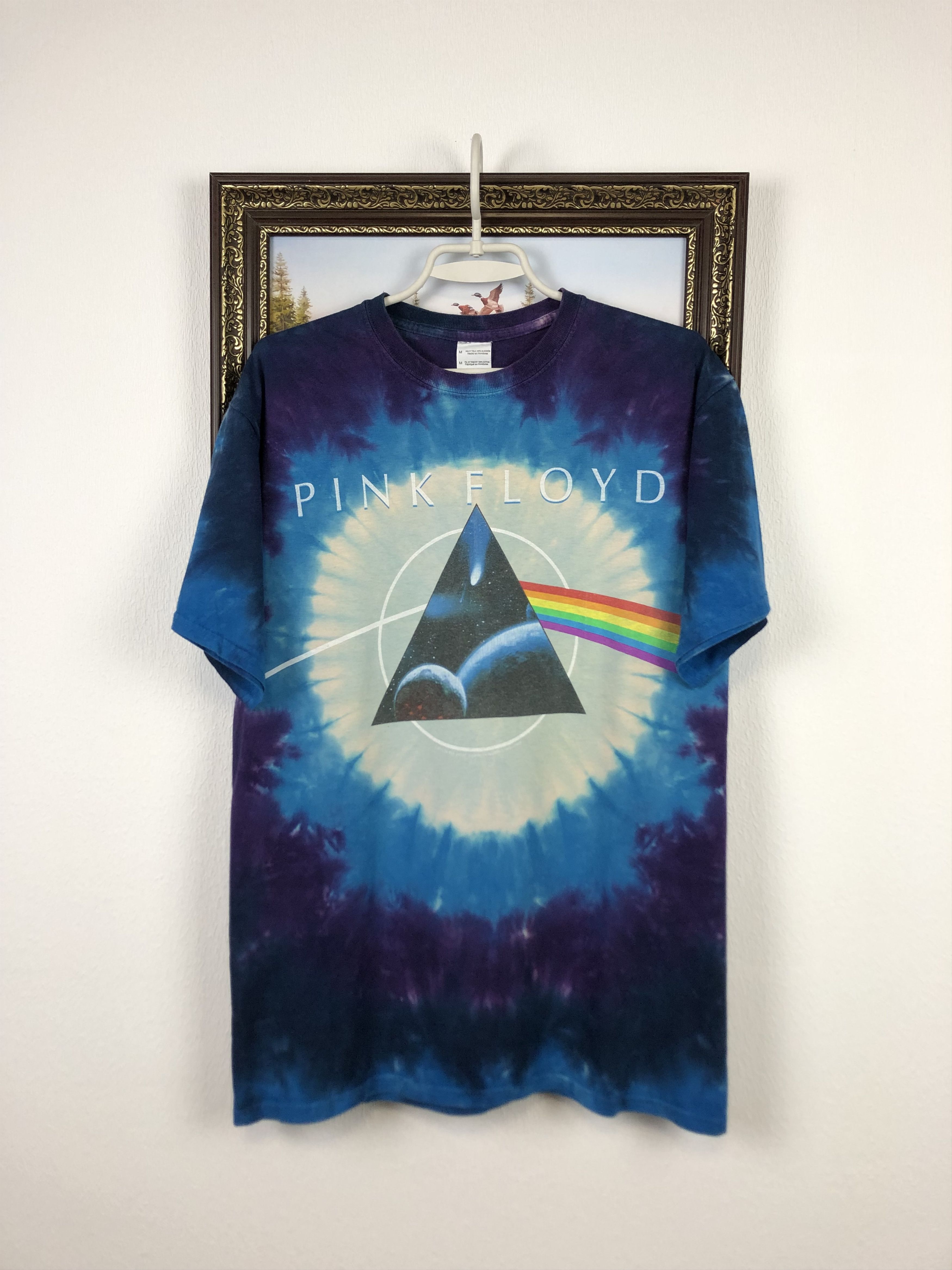 Band Tees Vintage Pink Floyd Tee Dark Side Of the Moon Over Print Size US M / EU 48-50 / 2 - 1 Thumbnail