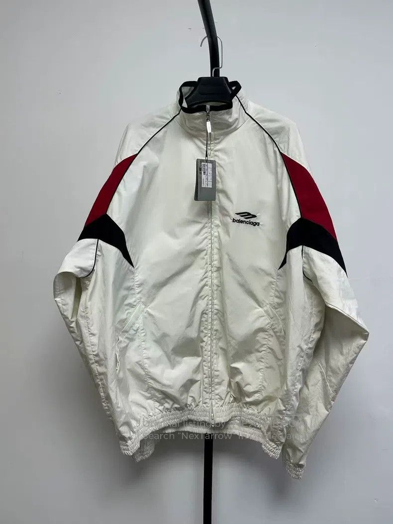 Balenciaga Balenciaga Color Block Pattern Zip-Up Long Sleeve Jacket Size US S / EU 44-46 / 1 - 1 Thumbnail