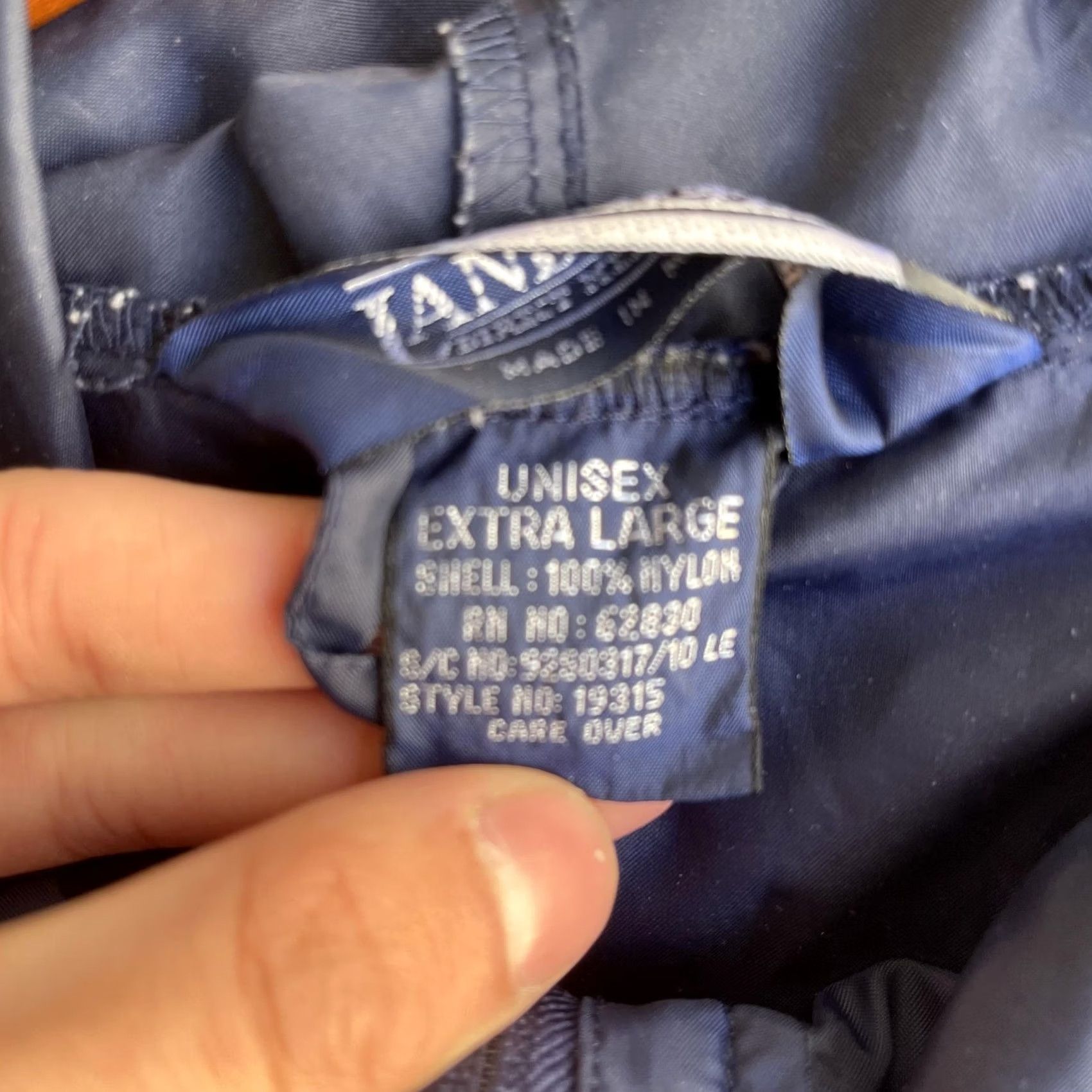Lands' End Lands' End Jacket Mens XL Blue Nylon Hooded Anorak Pullover Windbreaker Jacket/Coat Short XL Mens Womens Boys Girls Size US XL / EU 56 / 4 - 3 Thumbnail
