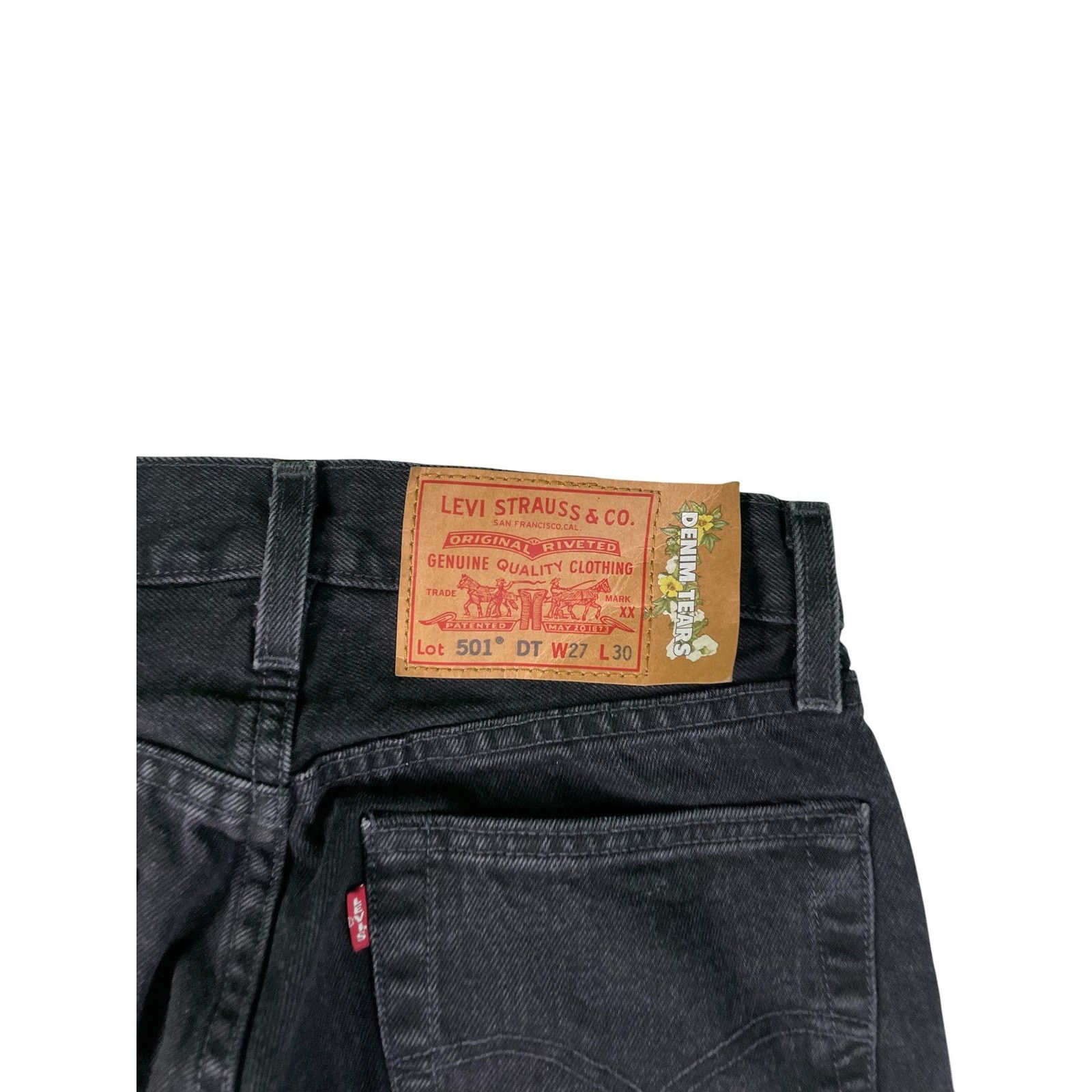 DENIM TEARS Denim Tears 'CPFM Black Flag' Jeans Size US 27 - 5 Thumbnail