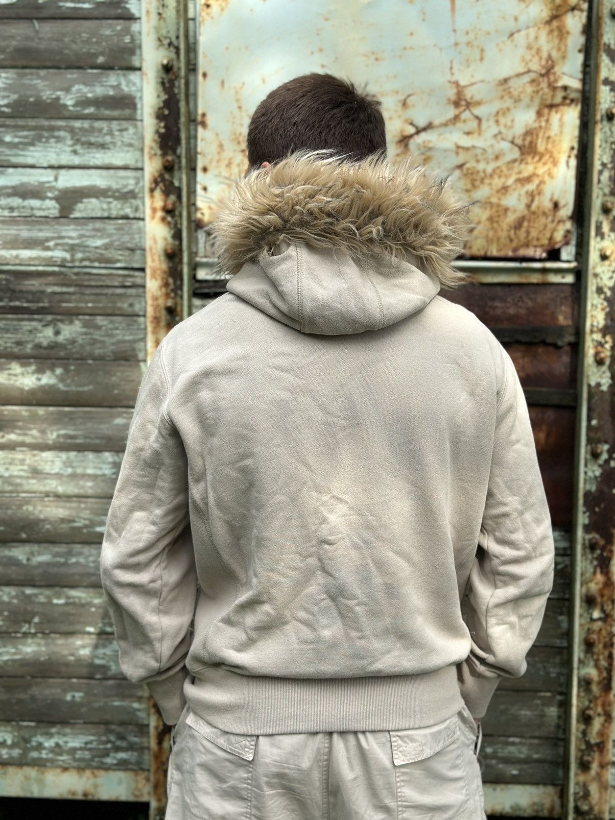If Six Was Nine × Superdry Vintage Japanese Style Fur Superdry Hoodie Custom By Me Size US M / EU 48-50 / 2 - 8 Thumbnail