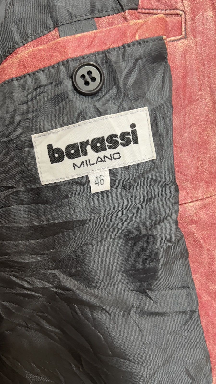 Vintage 🔥🔥🔥NEEDGONE🔥🔥🔥Vintage Barassi Leather Jacket Size US S / EU 44-46 / 1 - 12 Thumbnail