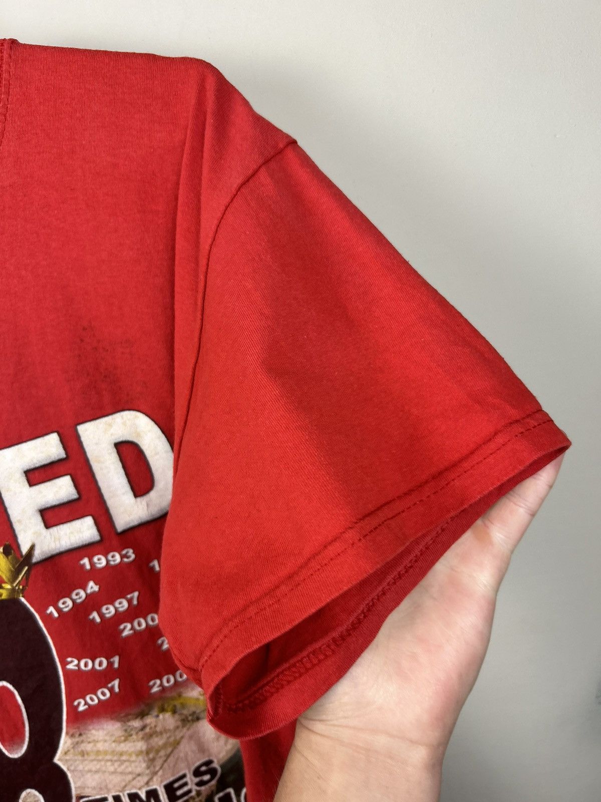 Vintage Vintage 00s Manchester United Champions of England 2009 Tee Size US L / EU 52-54 / 3 - 6 Thumbnail