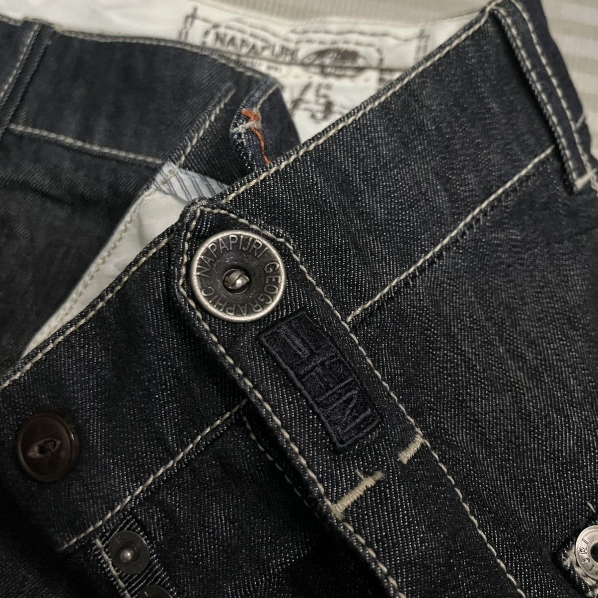 Napapijri Napapijri Slim Fit Denim Blue Jeans Made in Romania 34x44.5 Size US 34 / EU 50 - 14 Thumbnail