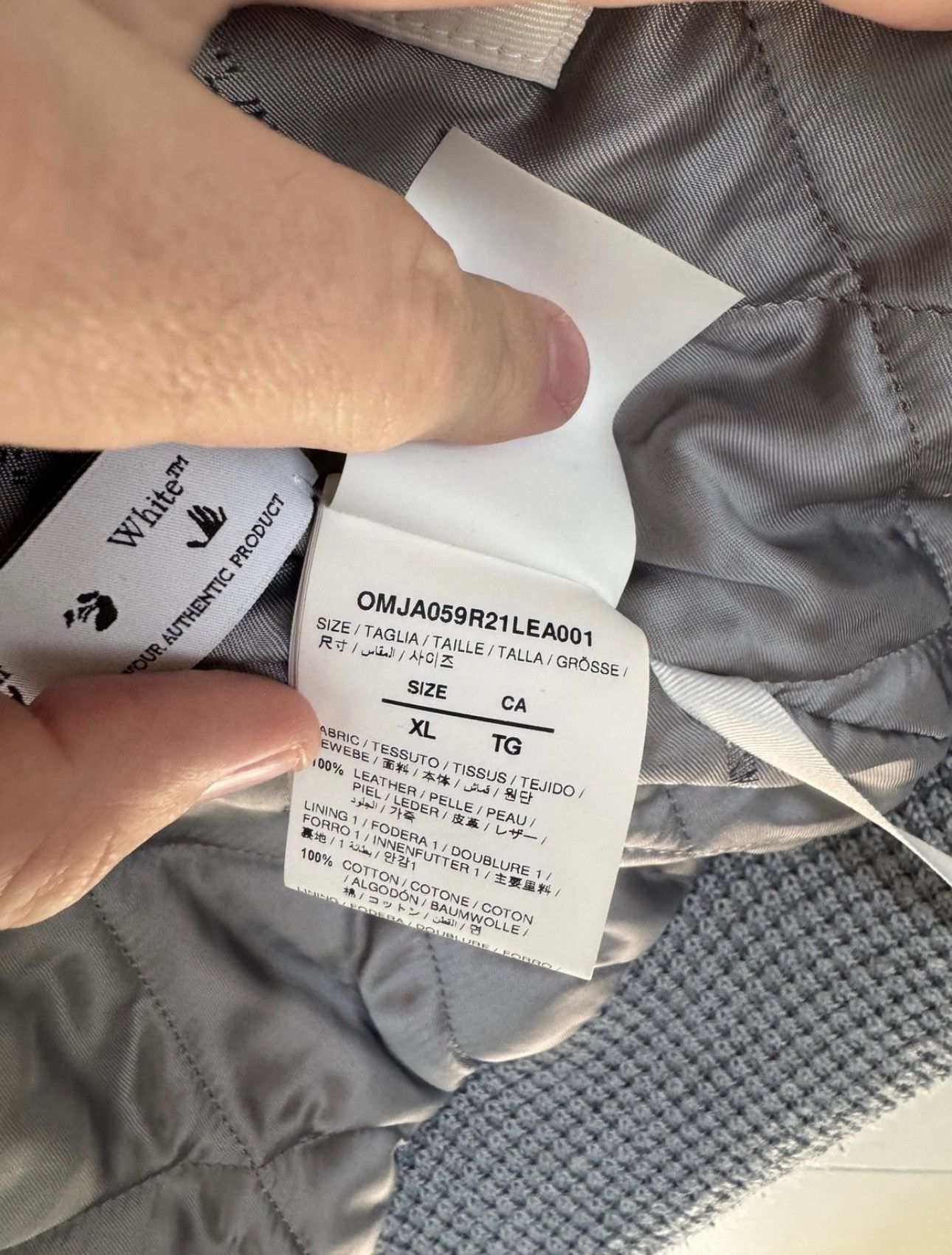 Off-White Off White C/o Virgil 2021 Magician Varsity Jacket Size US XL / EU 56 / 4 - 12 Thumbnail